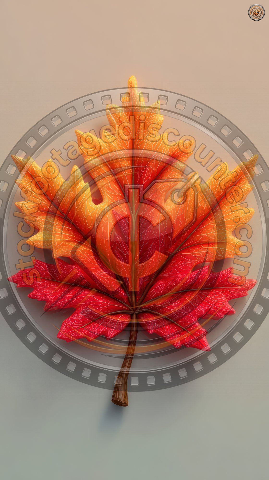 D Rendering Autumn Icon Concept. 3d Render Mapl 7955276b 3f5a 4331 8a9f F0aa8c18b129 0 Gigapixel Standard 6x