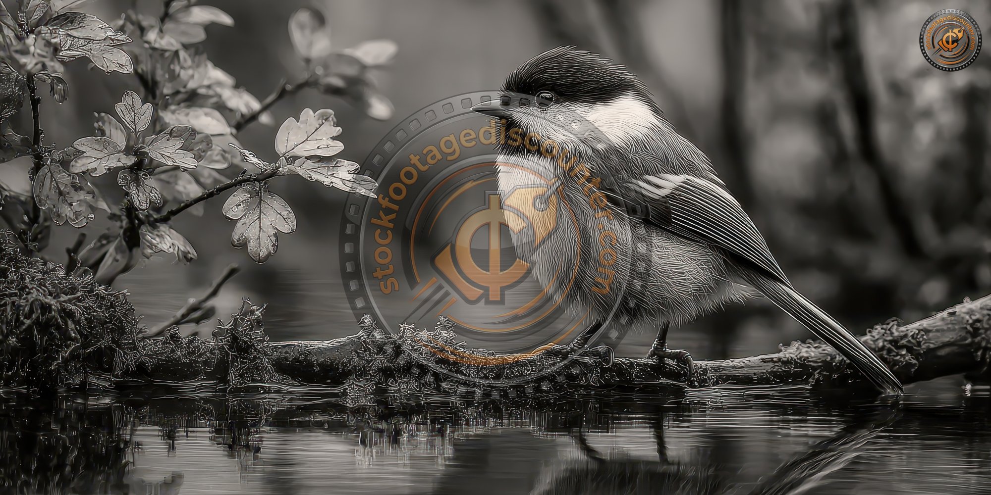 A Black And White Photograph Of A Bird Sitting On 3979238f Db3c 4acf A794 B9ae21c94ec7 0 Gigapixel Standard 6x