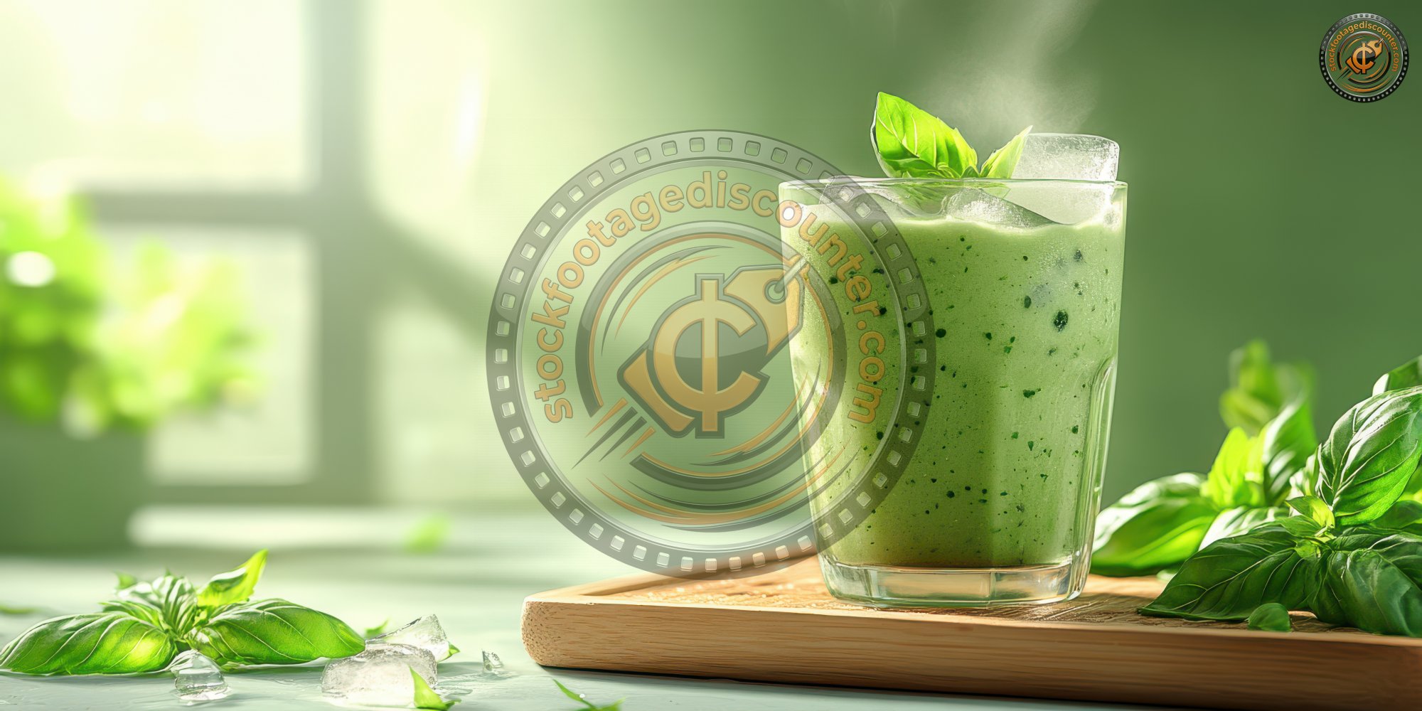 A Creamy Green Smoothie With Basil And Ice Cubes Fb2625c2 0afc 44bd Bf2e 36668017db78 2 Gigapixel Standard 6x