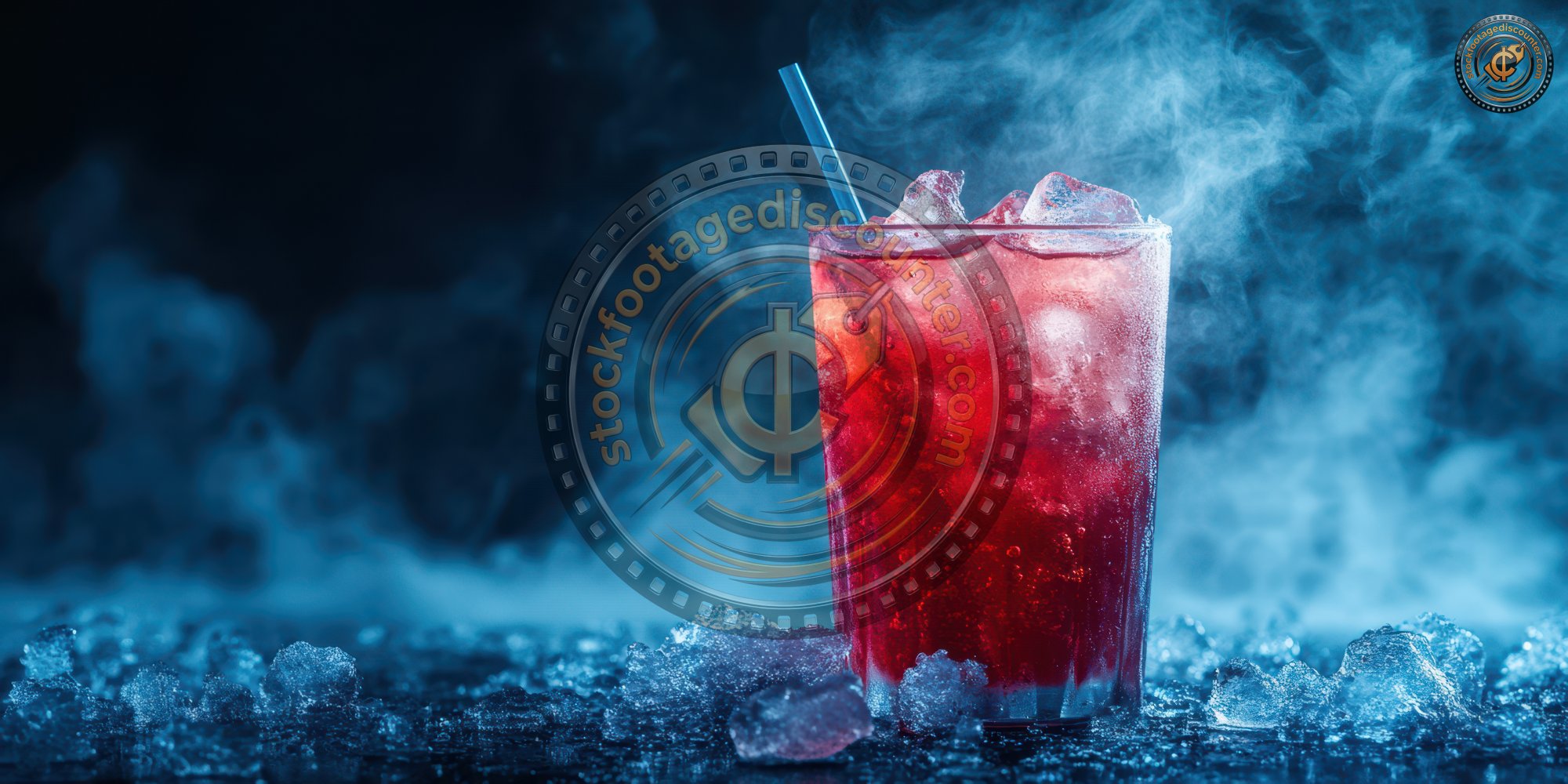 A Cup Of Red Cold Cocktail With Dry Ice Smoke. Co 0d5905ef 7c0c 4e22 8058 105475eb5b13 1 Gigapixel Standard 6x