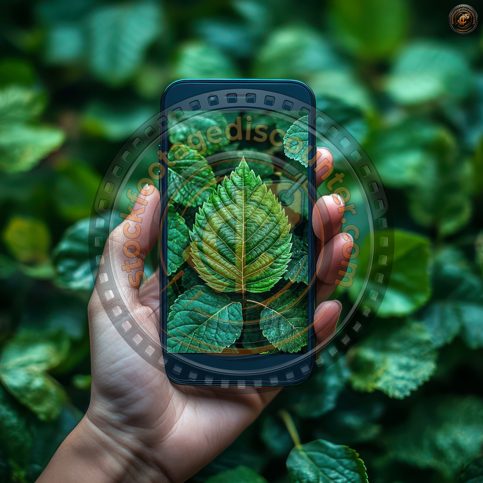 A Hand Holding A Smartphone With A Green Lea 01bad12f 9531 4063 8de8 3cda9cb68d15 3 Gigapixel Standard 6x Stylut