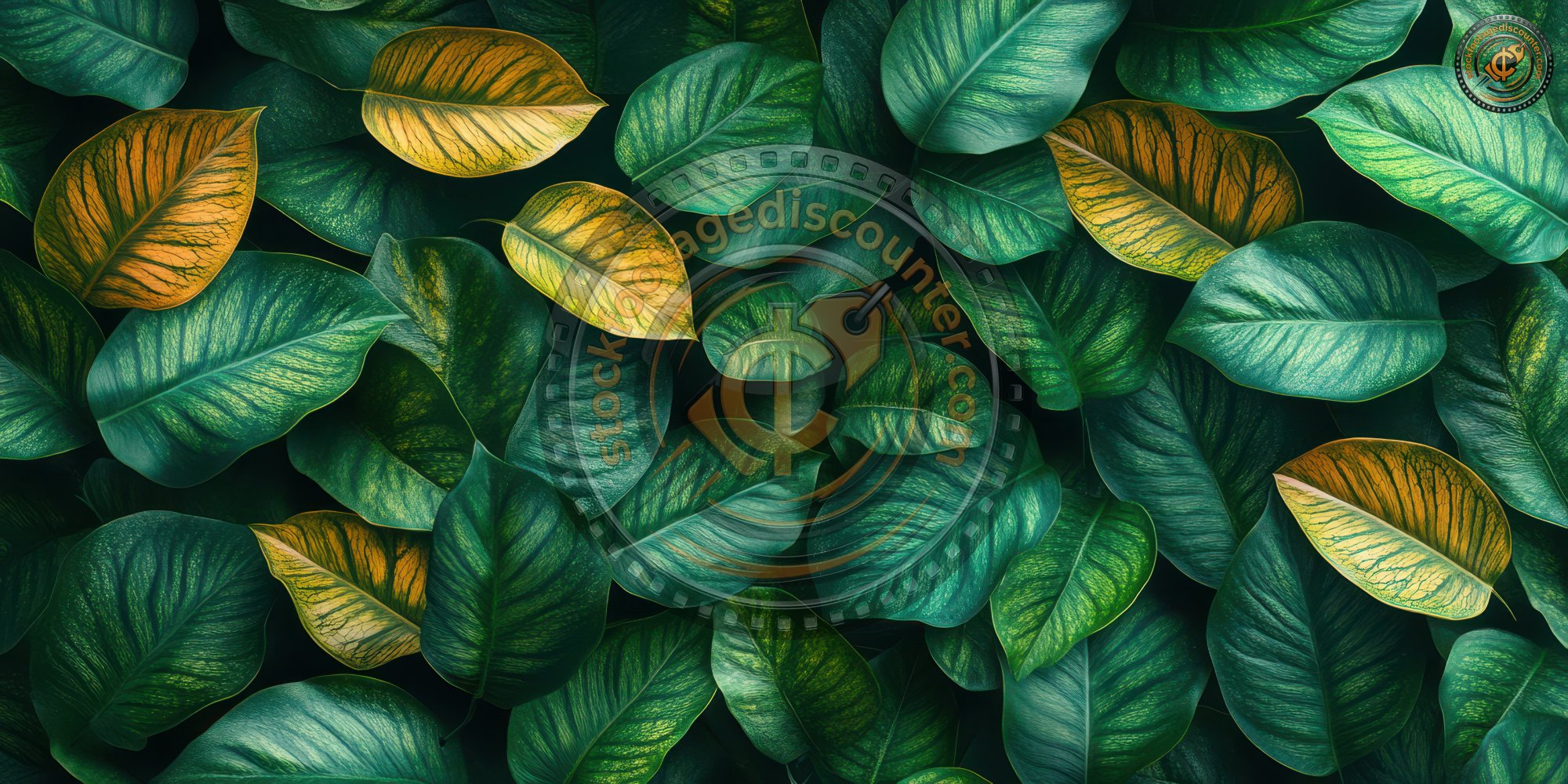 Abstract Tropical Green Leaves Pattern Lush Folia F72a4c6e 6f84 49f7 A234 Eb81510750d5 2 Gigapixel Standard 6x