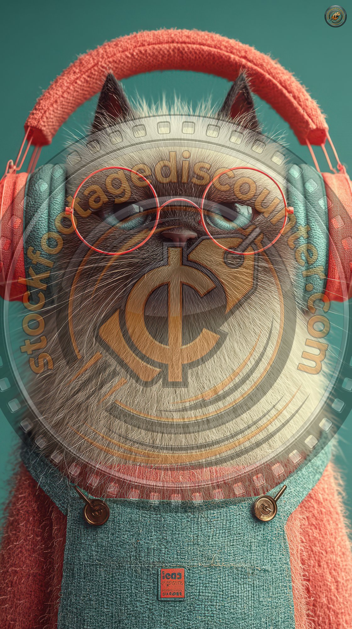 Adorable 3d Ragdoll Cat Dj With Oversized Headpho 8a2b56b3 453a 40de 994c 34e6569baaa4 1 Gigapixel Standard 6x