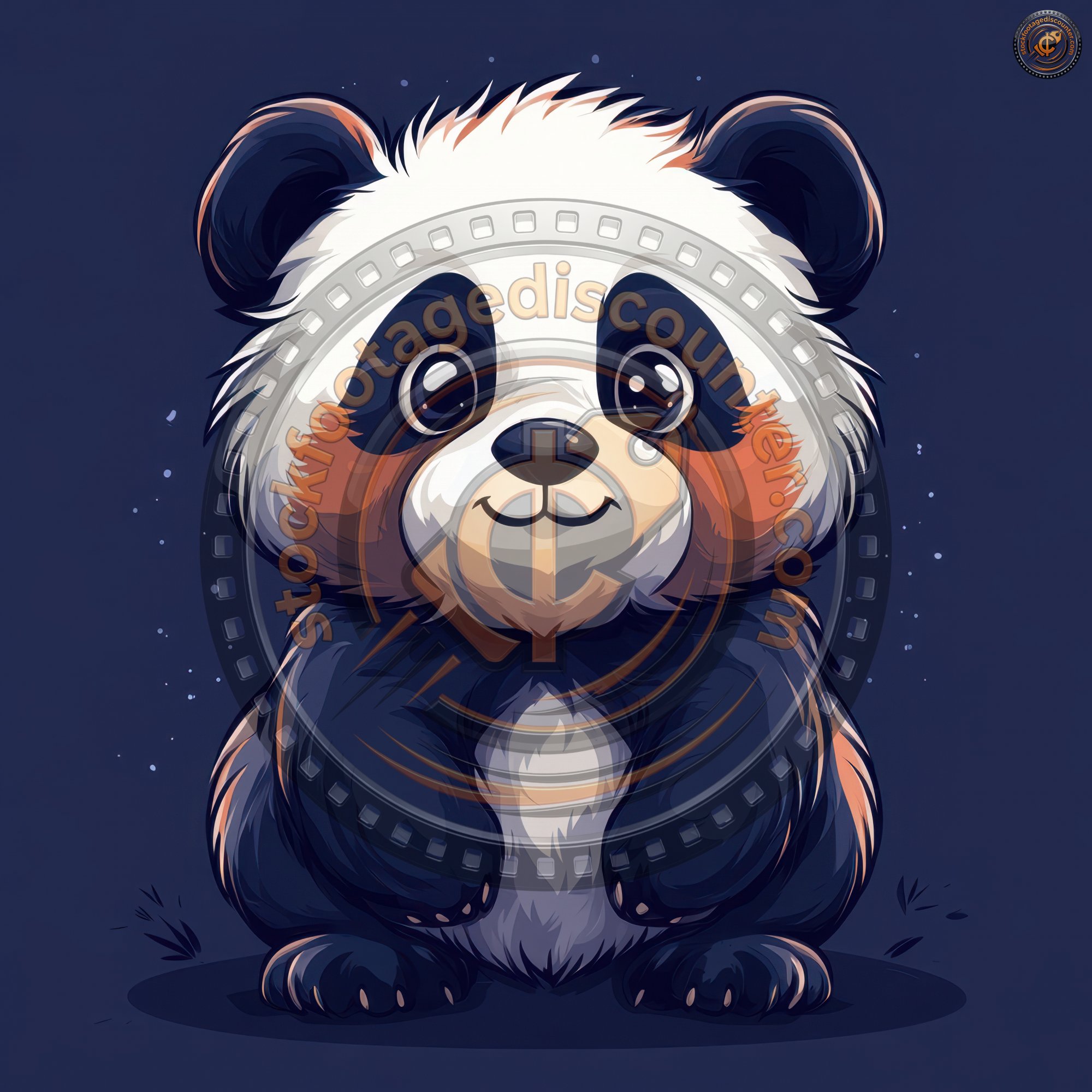 Adorable Panda Logo Design. Boy Logo Icon. Illust 125d9ac4 Fa74 42b2 Bfe8 2879af07ef37 3 Gigapixel Standard 6x