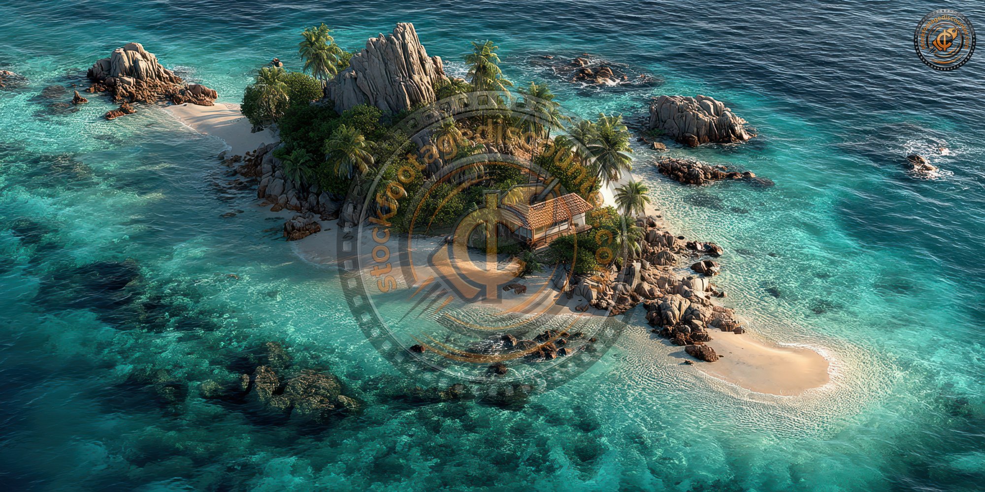 Aerial View Of A Small Tropical Island With White E07dcee6 582d 42b2 B418 A8fde972f1e4 1 Gigapixel Standard 6x