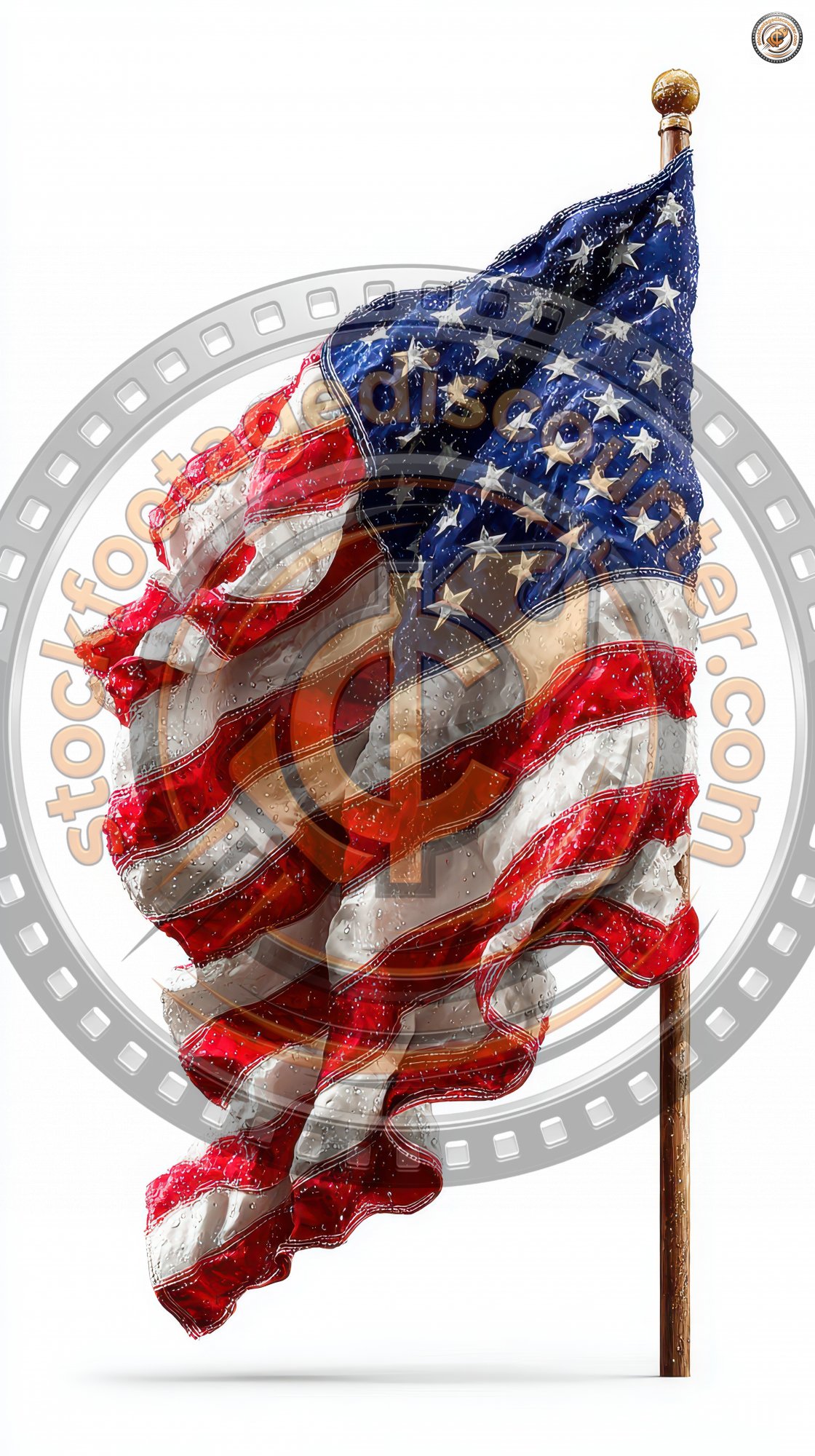 American Flag Waving On A Pole On Transparent Bac C0a517df 61a2 4060 B429 D4e6c13983c6 3 Gigapixel Standard 6x