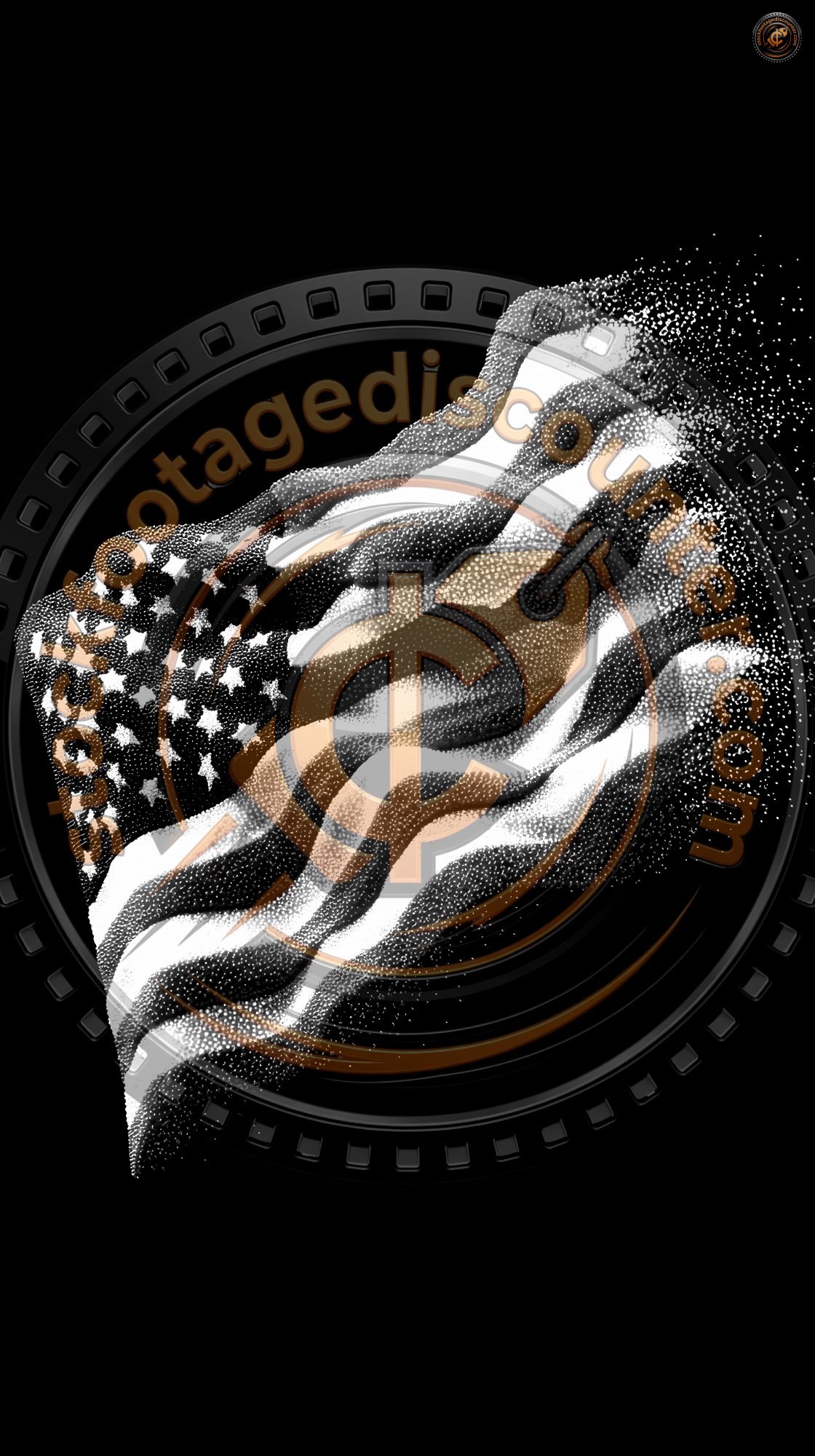 American Flag On Black Background . Generative A Bfbe43bb Bc23 4acc Bcf7 7525ea103685 3 Gigapixel Standard 6x Bw