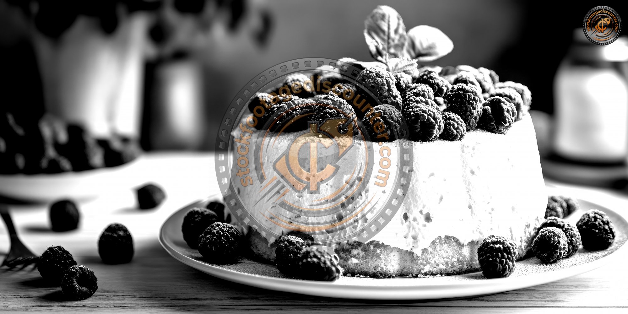 Angel Food Cake On White Plate Photo Shoot For Ad 3f63adfa 161a 4868 8d89 3f9173ecc7b5 3 Gigapixel Standard 6x Bw