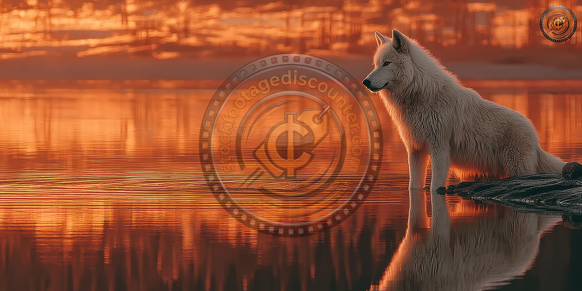 Arctic White Wolf Standing In A Golden Sunset. Na 3926de97 A31d 421b 9cba 88c8cf2597c4 2 Gigapixel Standard 6x