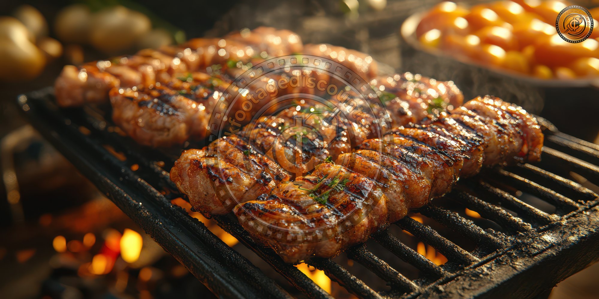 Bbq Party. Focus On Barbecue Grill With Food. Mea 763d2923 5d71 4fbb 99a0 Efad66661af4 2 Gigapixel Standard 6x