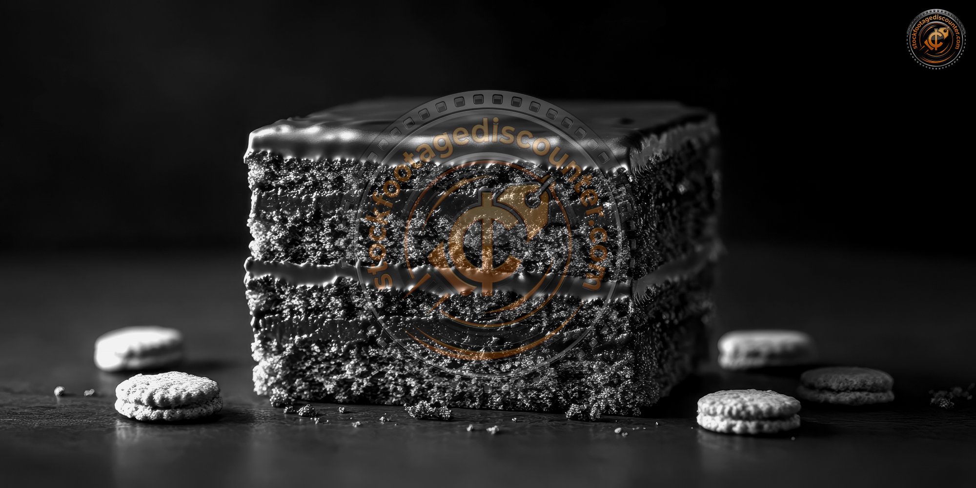 Bar Shaped Chocolate Cake With Biscuits. Cake. Ul B1669db5 D027 4640 9a54 6975be21d93f 0 Gigapixel Standard 6x Bw