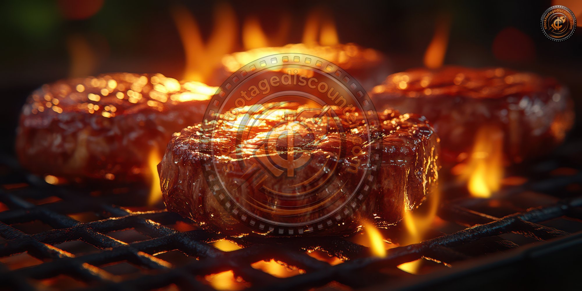 Beef Steaks On The Grill With Flames. Meat On A G 32263895 742c 4531 8dd7 09df36b60848 1 Gigapixel Standard 6x