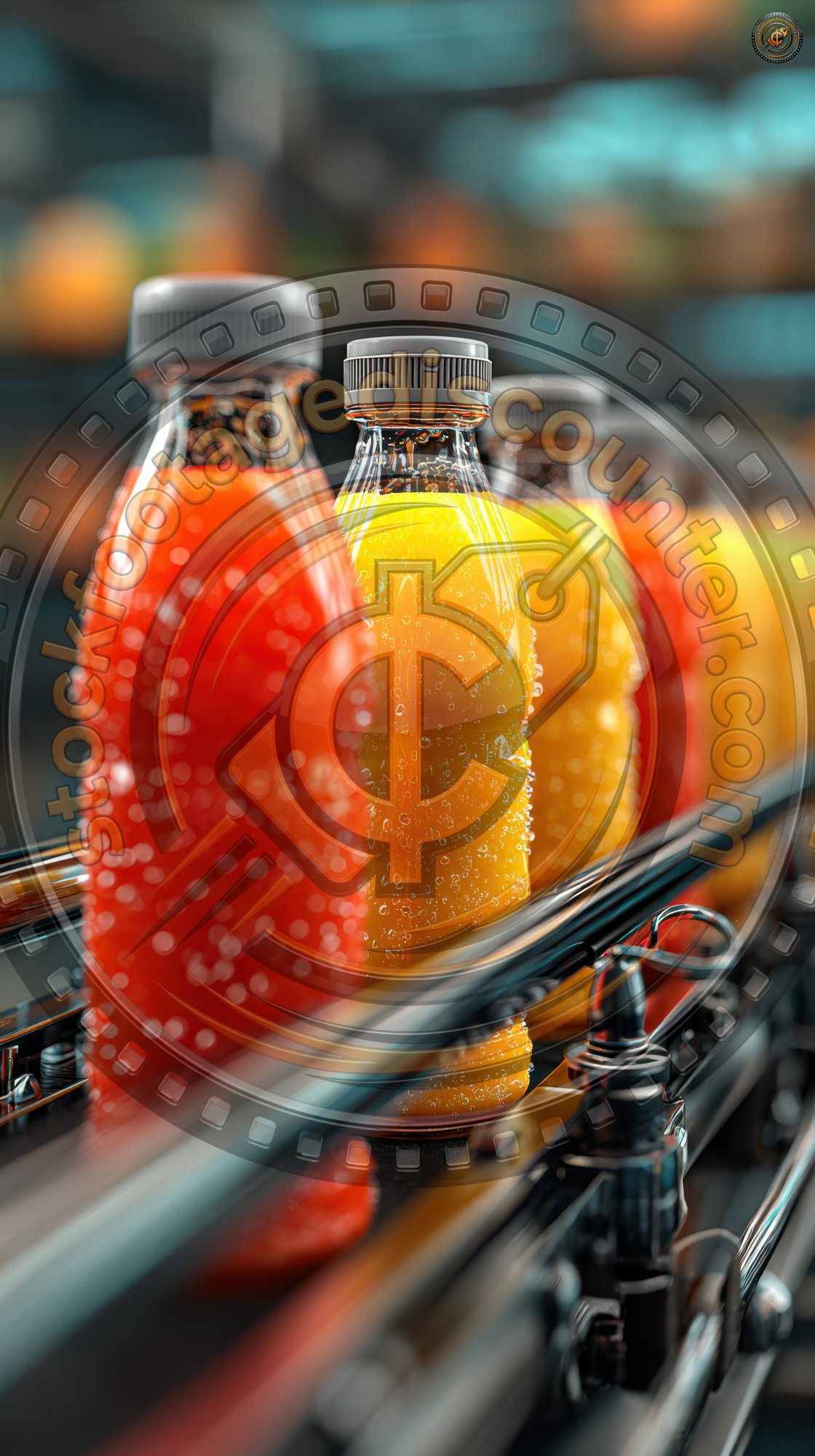 Beverage Factory Conveyor Belt With Juice In Bott 5e8d55f5 F0ac 4450 B898 D891e0327618 2 Gigapixel Standard 6x