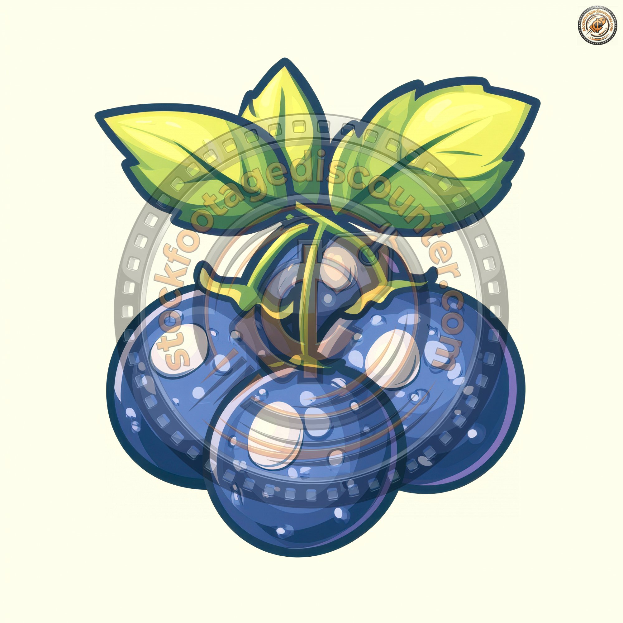 Blueberry Icon From Fruits Collection. Simpl F3b52311 C5d9 43ce A7b2 D7db60f45182 3 Gigapixel Standard 6x Tealorange