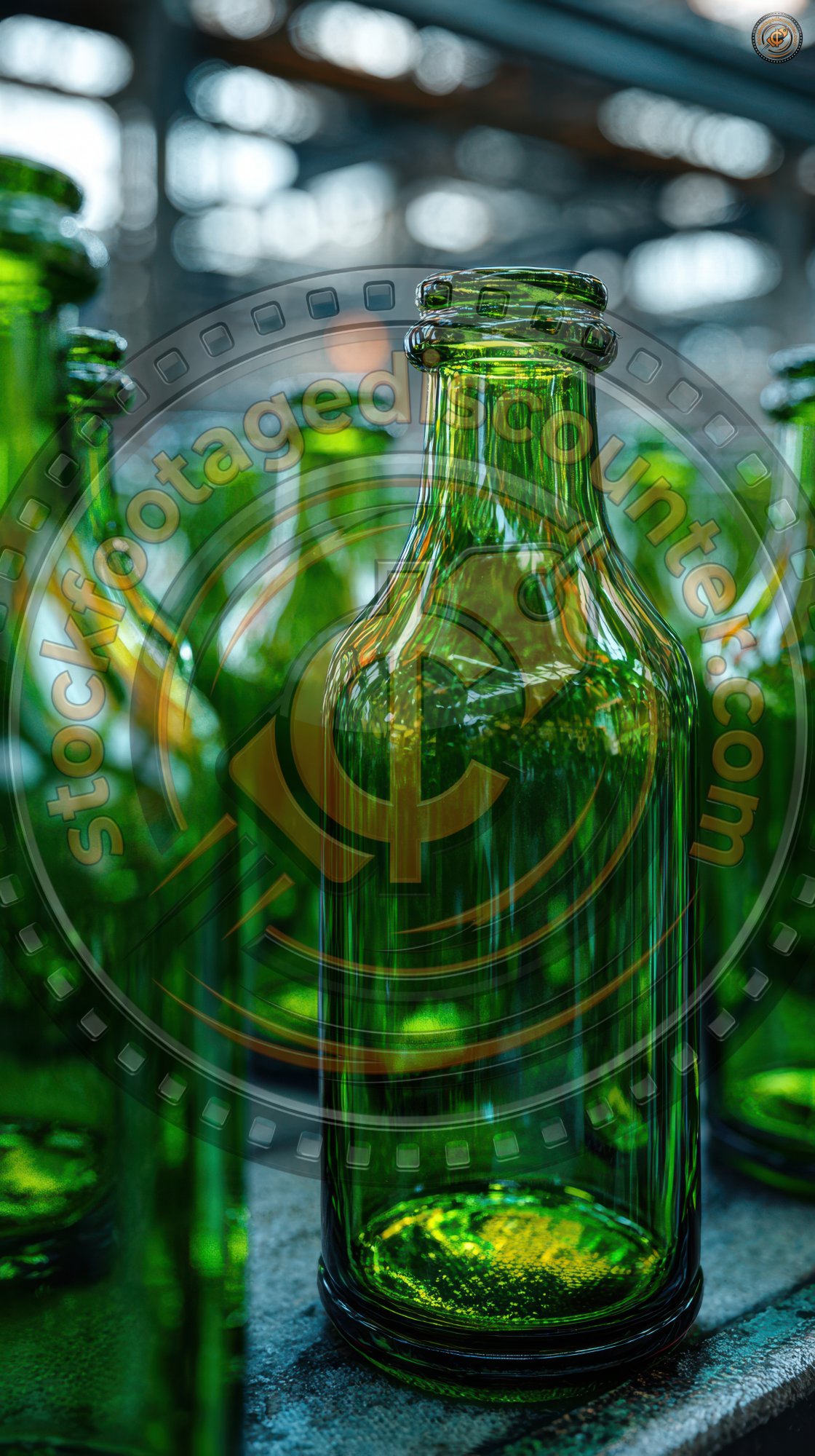 Blurry Neck Of Green Bottles. Bottle Factory. Ult 2d3a2873 9323 49d9 A567 3d185039fa97 2 Gigapixel Standard 6x