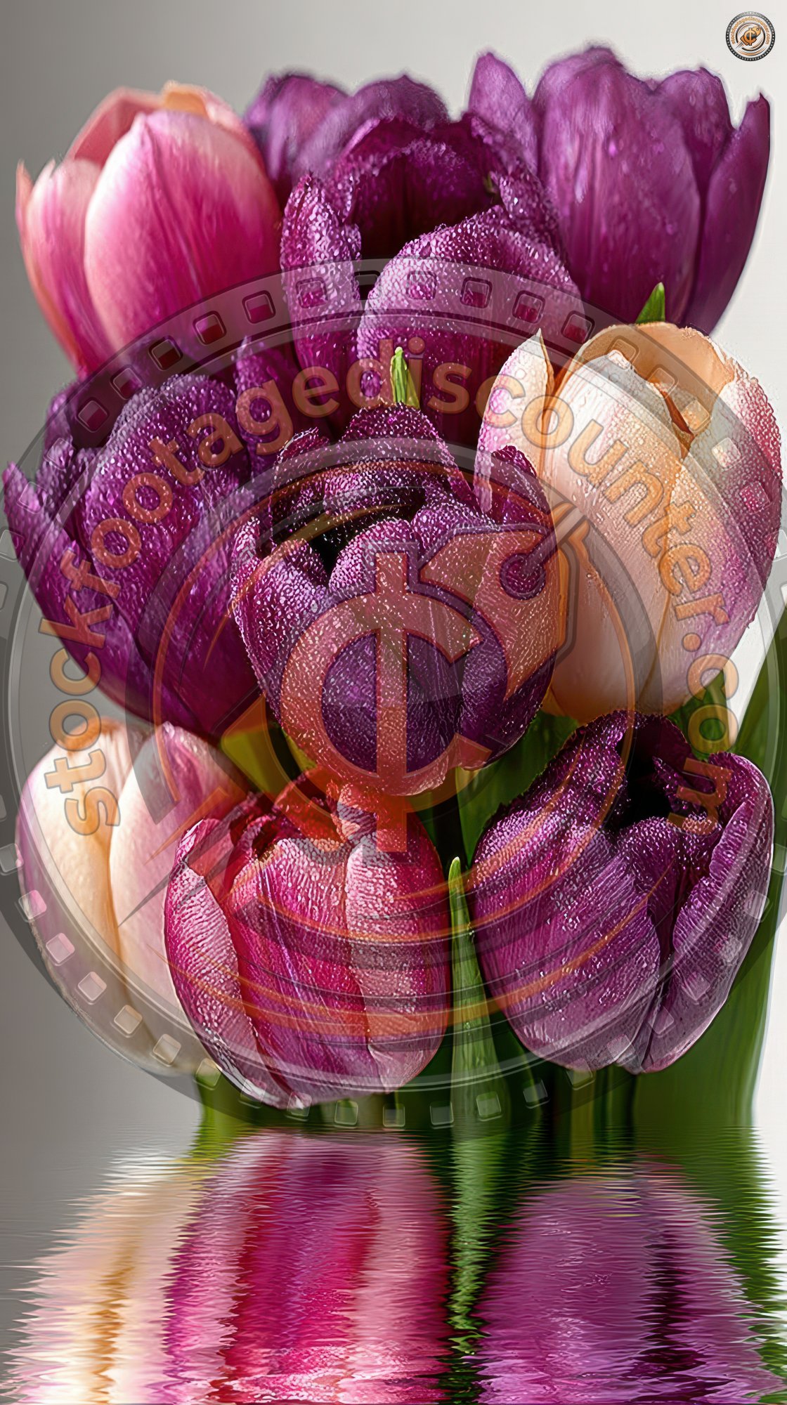 Bunch Of Purple And Pink Tulips Isolated On White 6a275f17 539c 4e8f 874c 4d3d9228a0c3 2 Gigapixel Standard 6x