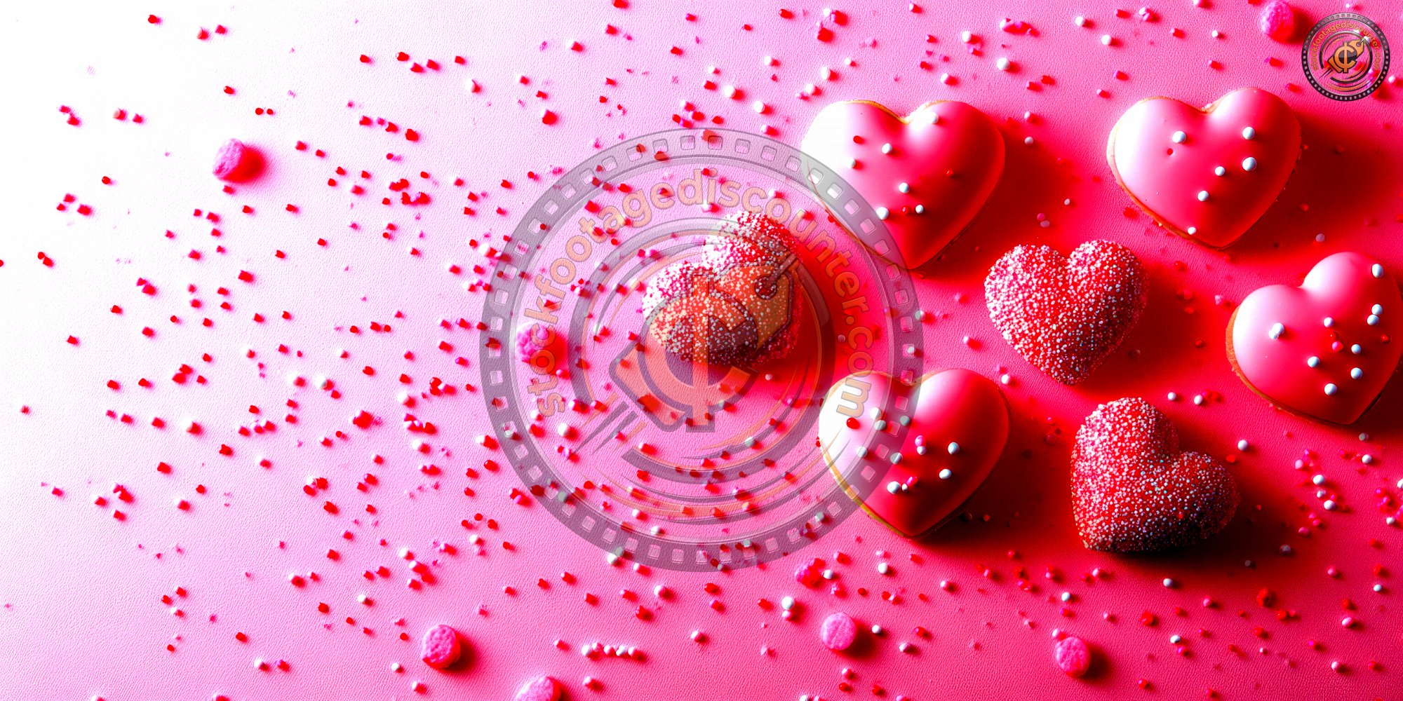 Candy Confetti Pattern On Pink Background. Happy 55fde542 E920 4905 A009 A5e5a037ba1f 2 Gigapixel Standard 6x Hc