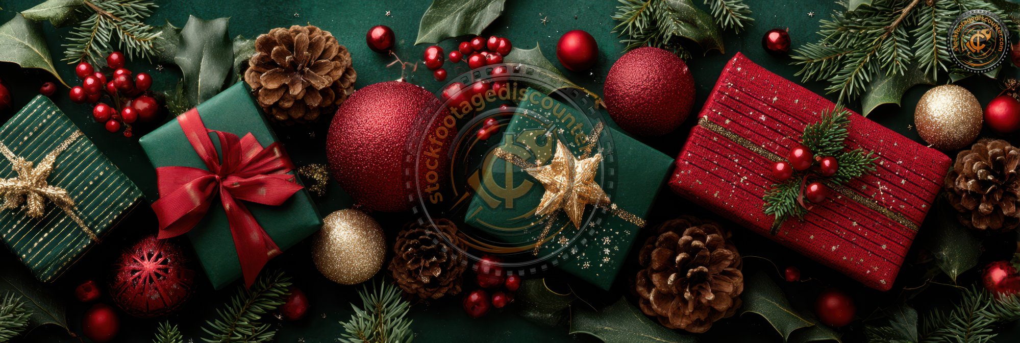 Christmas Concept. Top View Photo Of Present Boxes 77227ce2 A290 412f 8be9 46e446796b3a 3 Gigapixel Standard 6x