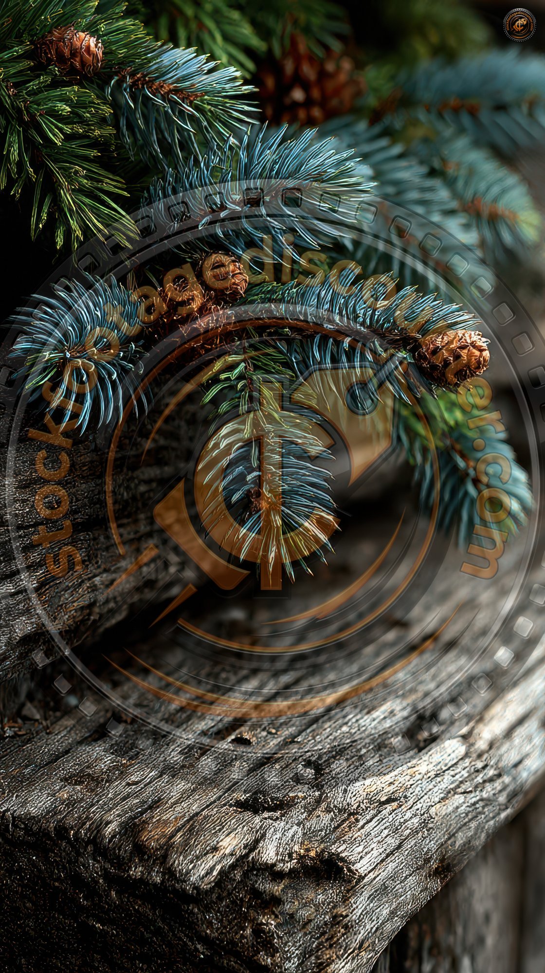 Christmas Tree Branches On Rustic Wooden Backgrou 42af955a 51e2 43de Ace1 37b90f8c458c 2 Gigapixel Standard 6x