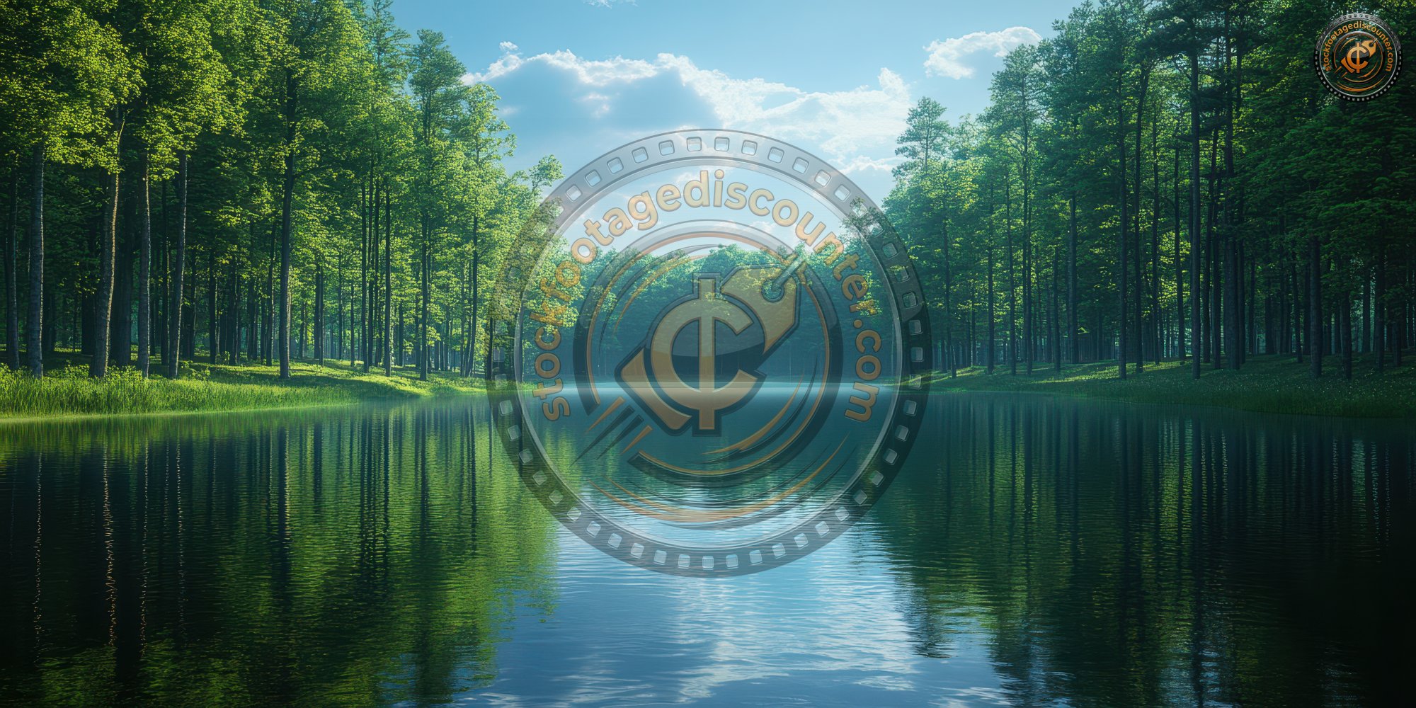 Clean Lake In Green Spring Summer Forest. Summer 3c713237 607d 43ff 8734 Cc538d3d2309 3 Gigapixel Standard 6x