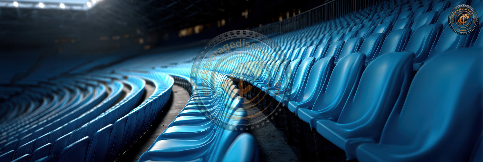 Close Up Taken Of Empty Blue Stadium Seats With 6d50b665 28e4 451a A825 846f7d20fbce 3 Gigapixel Standard 6x