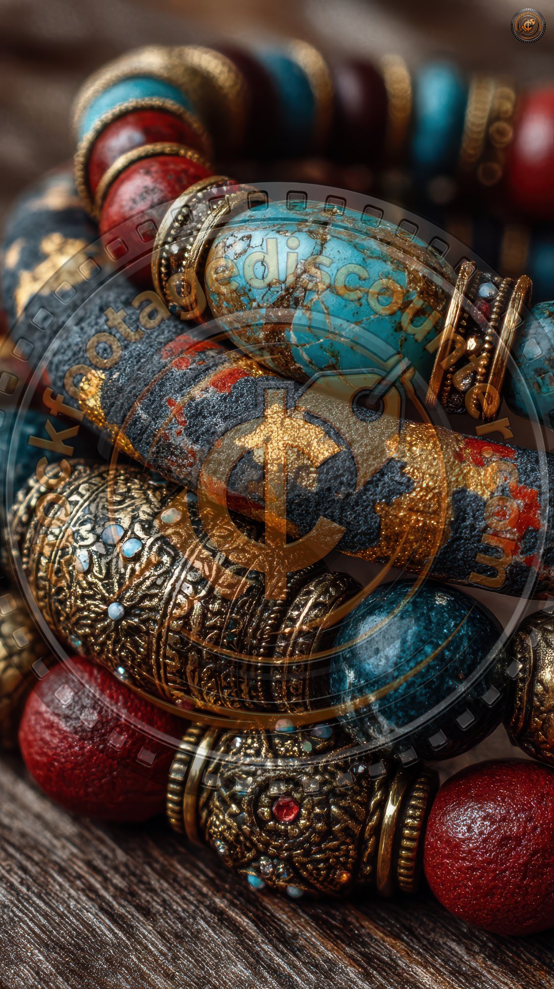 Close Up View Of Pile Of Bohemian Bracelets. Jewe C73dbeb8 A1f0 4447 B63d 31696ee052de 3 Gigapixel Standard 6x