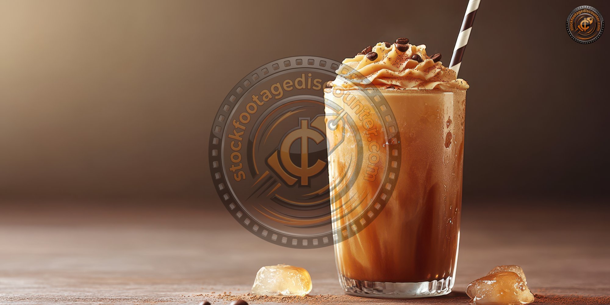 Cold Coffee Drink. Smoothie With Ice. Ultra Reali 360d68e1 Cb39 4ff7 Be71 A7e8b2f8cf04 2 Gigapixel Standard 6x