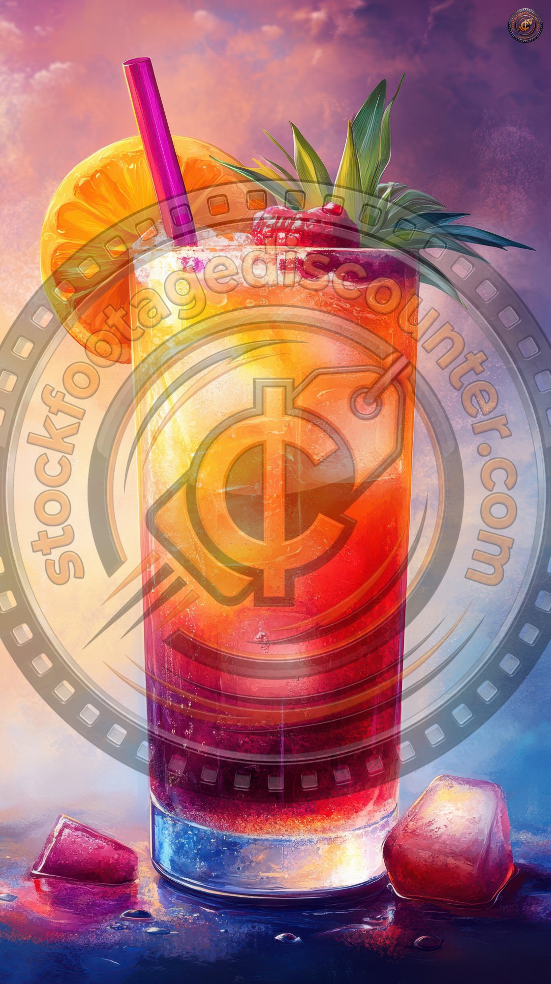 Colorful Layered Cocktails With Fresh Garnish Tropical Drink Ultra Realistic Photorealistic Ar 9 16 Stylize 250 1737694216 Gigapixel Standard 6x