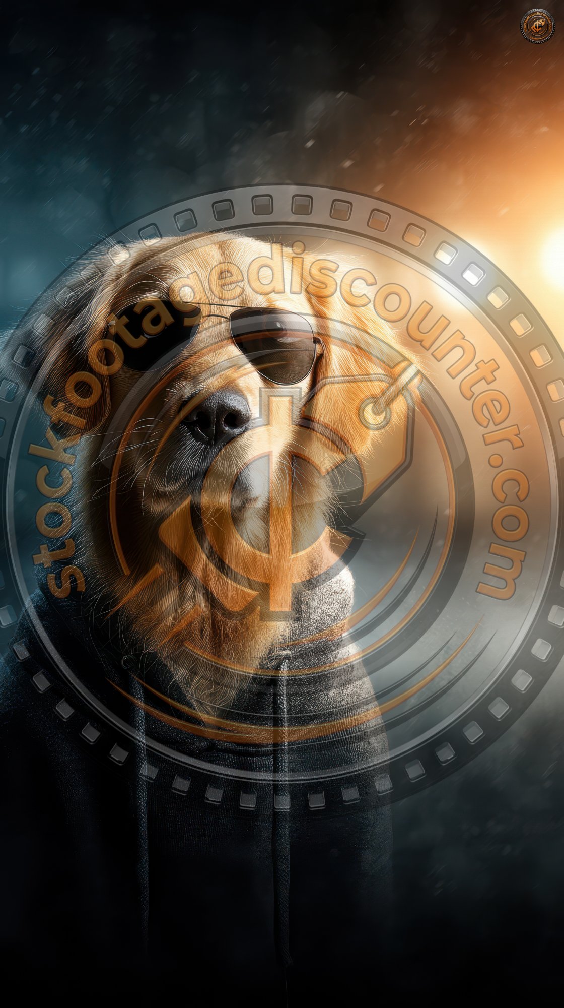 Cool Dj Golden Retriever Mixes Tunes At A Vibrant B5bb3ff5 D44b 4f11 8285 3dddbc04c68a 3 Gigapixel Standard 6x