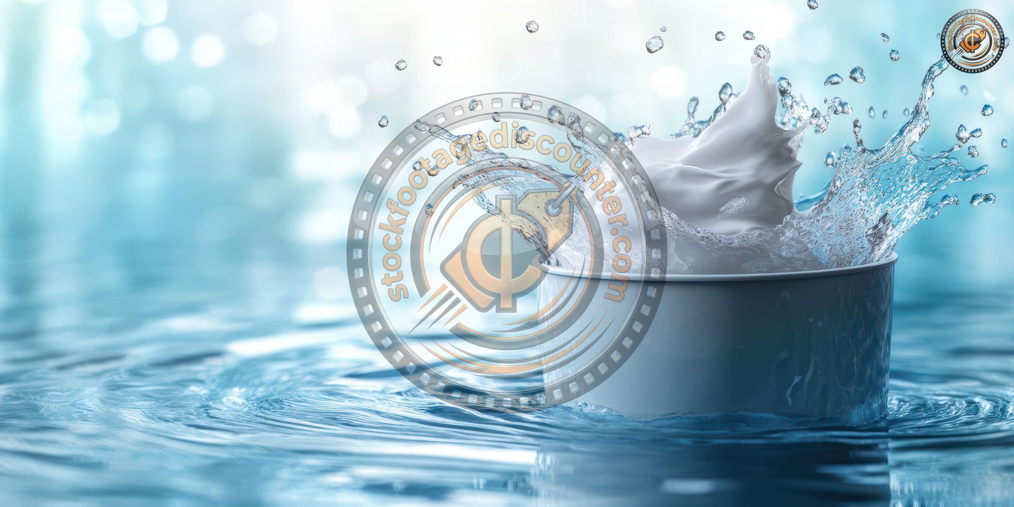 Cream Pot And Water Splash. Concept Beauty A 55d2e19e 7084 479b Bb67 92be7e3dab83 3 Gigapixel Standard 6x