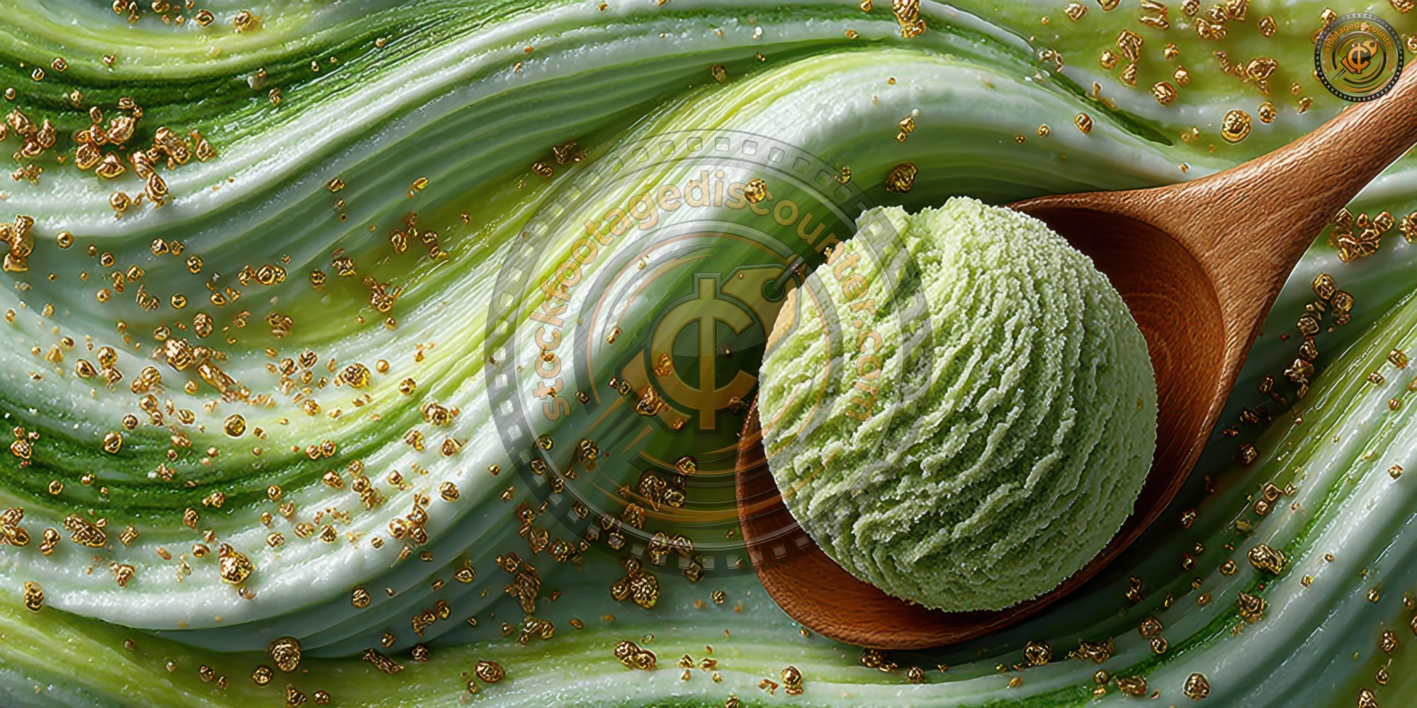 Creamy Green Ice Cream Scoop Resting On Smooth Te 3e5f2c39 24f4 4866 A0b9 666e4f9d0b2d 1 Gigapixel Standard 6x