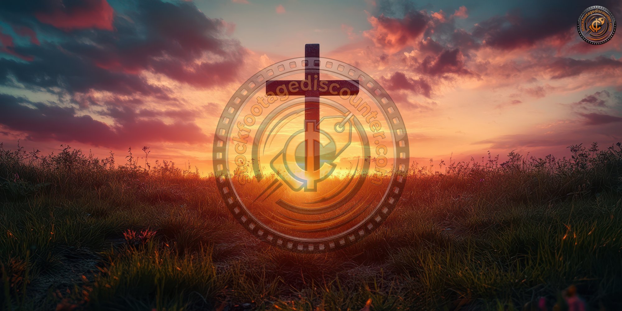 Cross Behind The Ears At Sunset. Ascension Day Co A479bb71 5ae4 4c9e 91ac 2bf603e170ff 2 Gigapixel Standard 6x