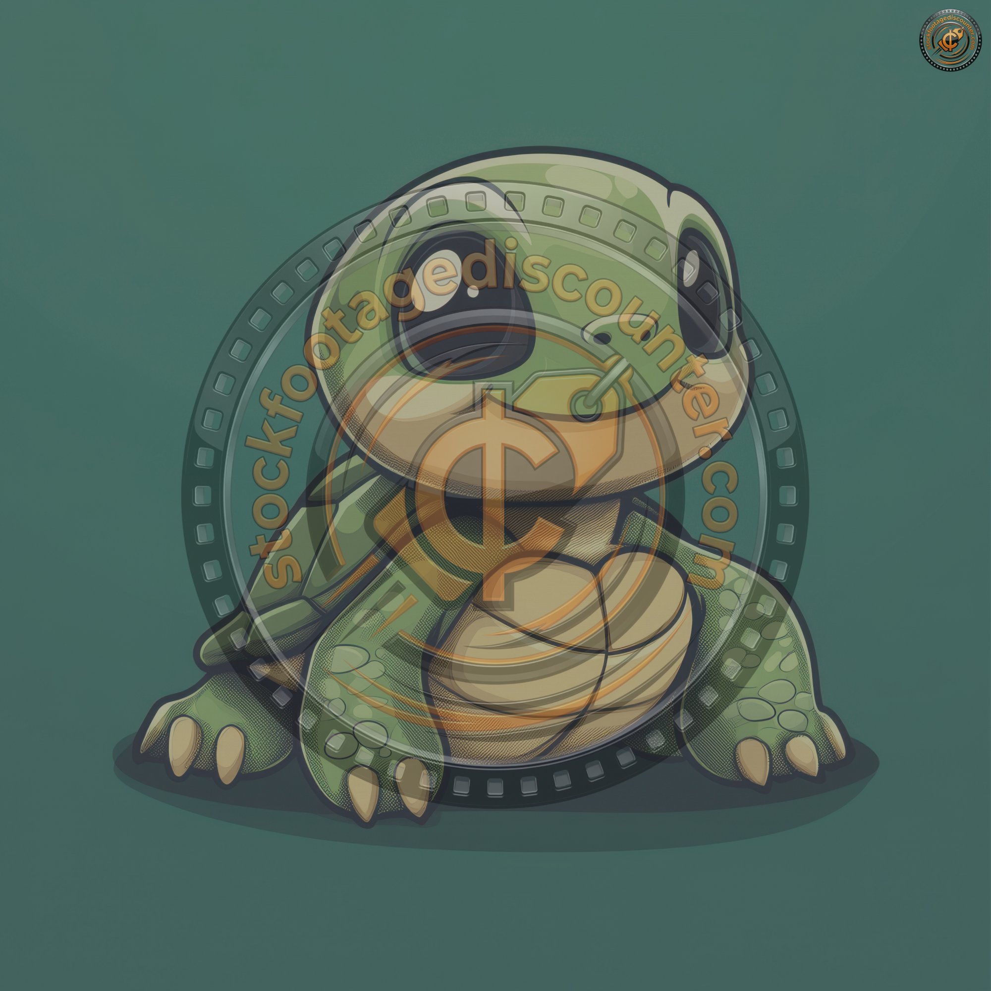 Cute Cartoon Turtle Illustration. Animal Log 1d55bf56 8c77 47b2 A572 6073cc3921fc 2 Gigapixel Standard 6x Lc