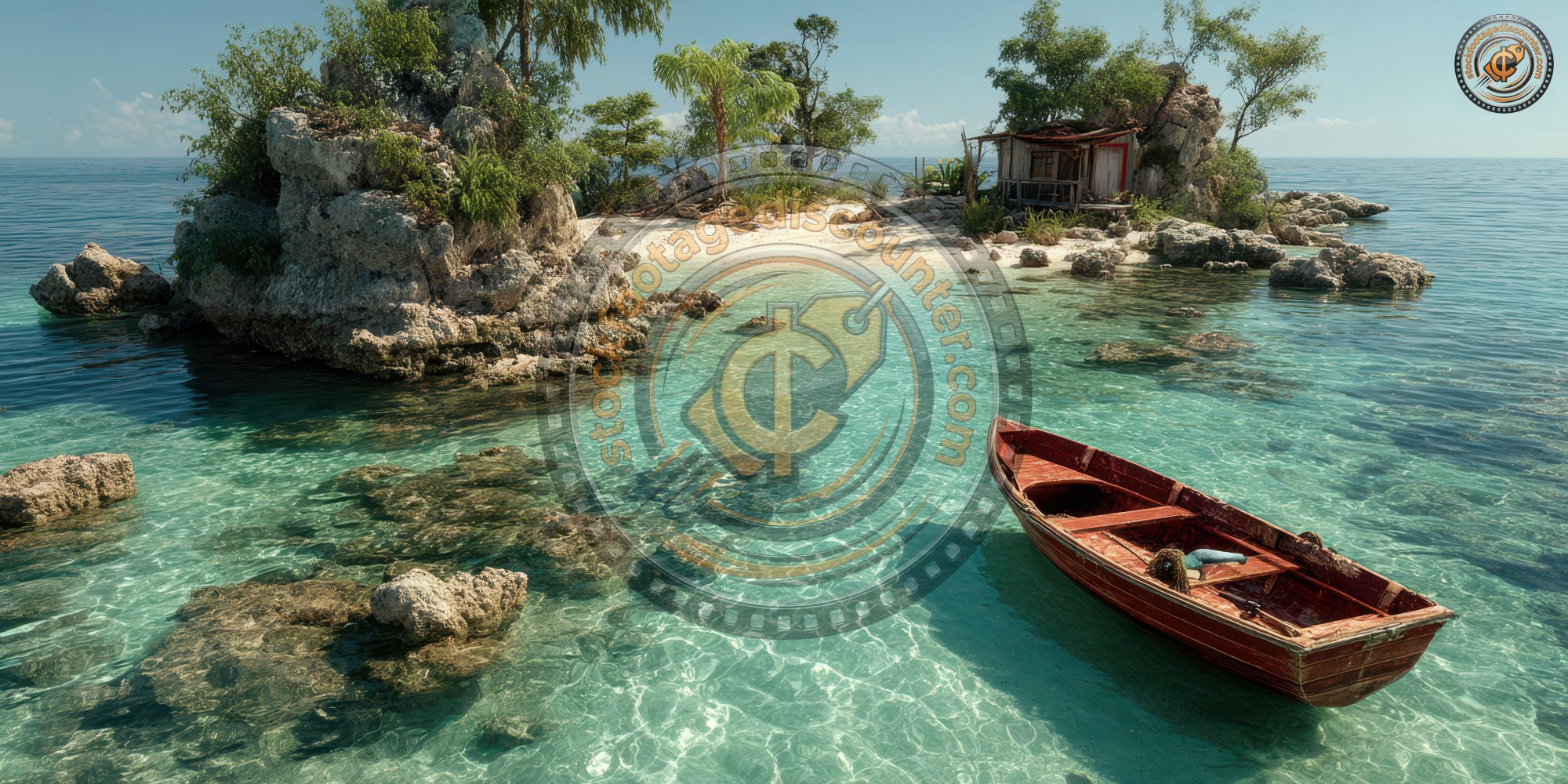 Deserted Island Rocks Green Vegetation And Beach A37f6c86 55f9 41d6 Adad 5c83393d2d46 0 Gigapixel Standard 6x