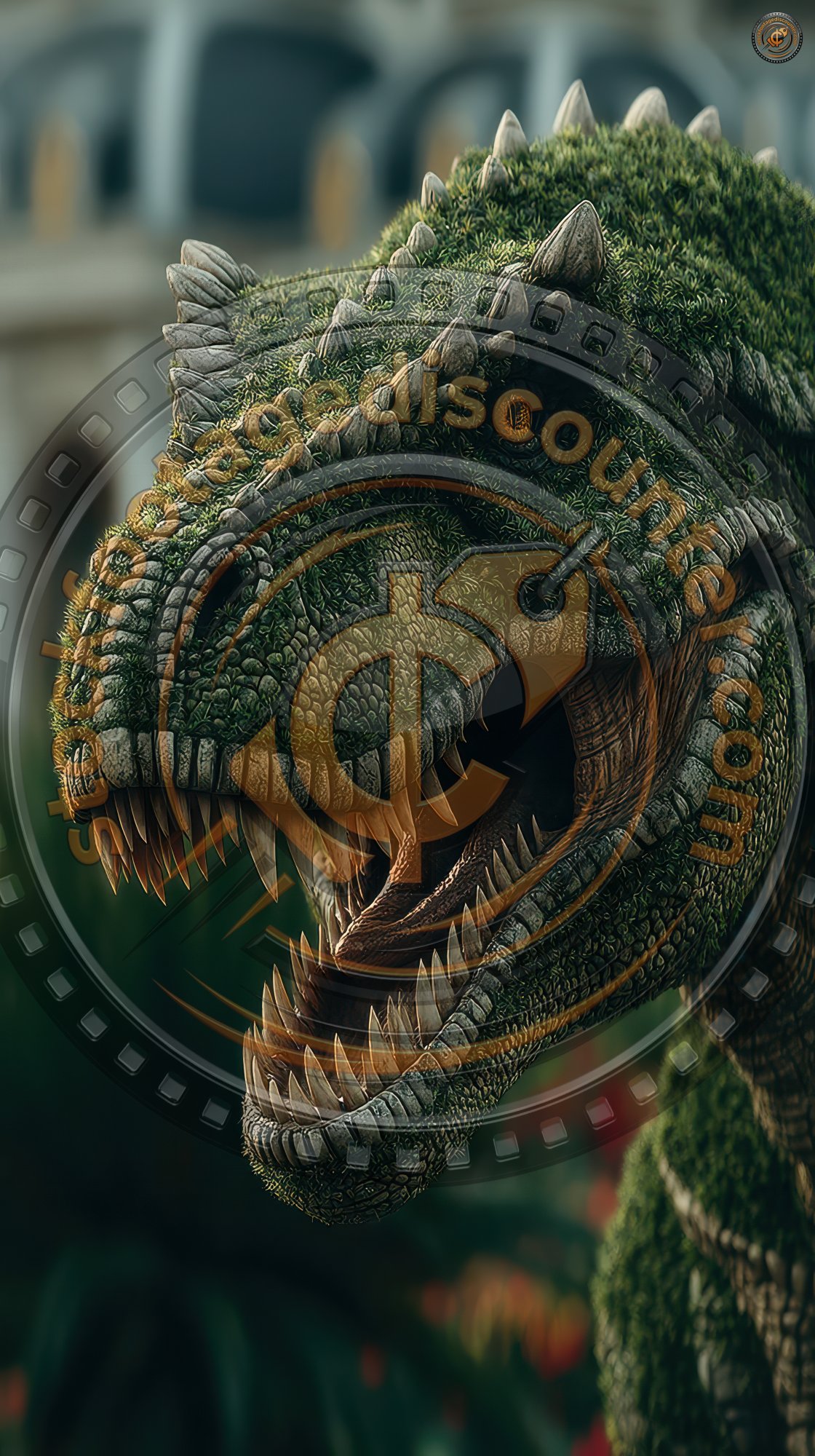 Dinosaur Head With Open Mouth Covered With B0e50ee2 1648 4025 A100 C922829bae4f 1 Gigapixel Standard 6x