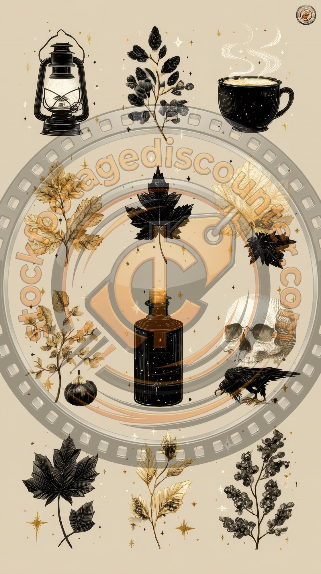 Eerie Halloween Abstract Art. Autumn Icon Set. I 269097b2 5892 4cac 9c9e A1725a066650 2 Gigapixel Standard 6x