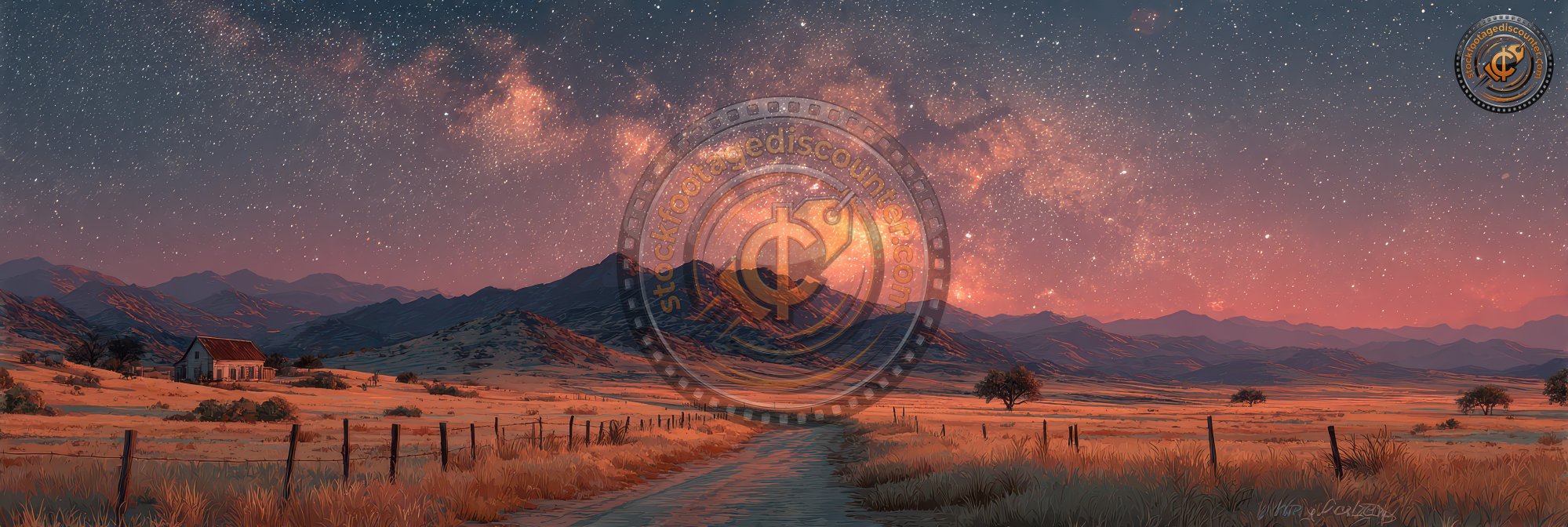 Farm Fence Running Through Desert Landscape 3e1a2aea 7f6a 47df Abb8 29f32566ec46 1 Gigapixel Standard 6x