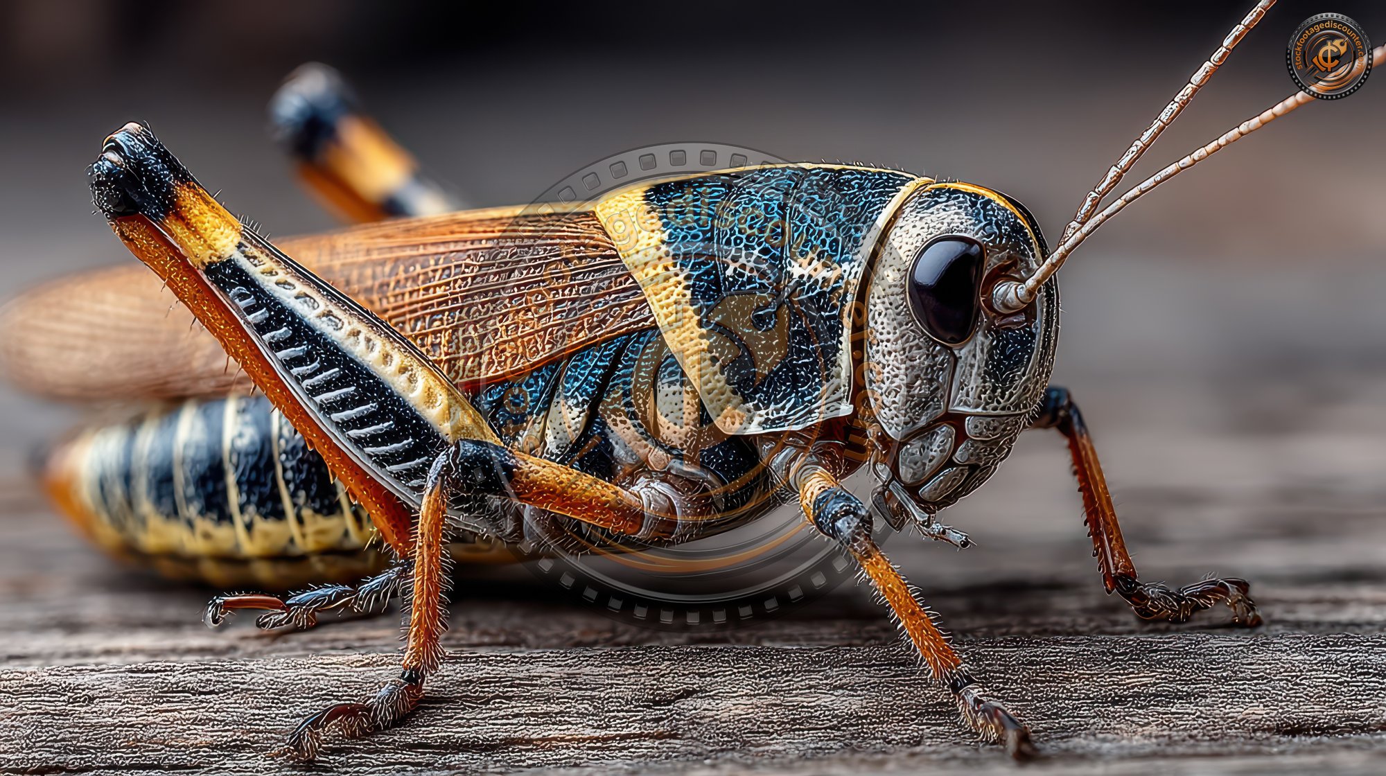 Field Cricket Gryllus Campestris In Czech Republic. In F24b5e3a 6d6c 4420 9c2c 538f48be6650 2 Gigapixel Standard 6x