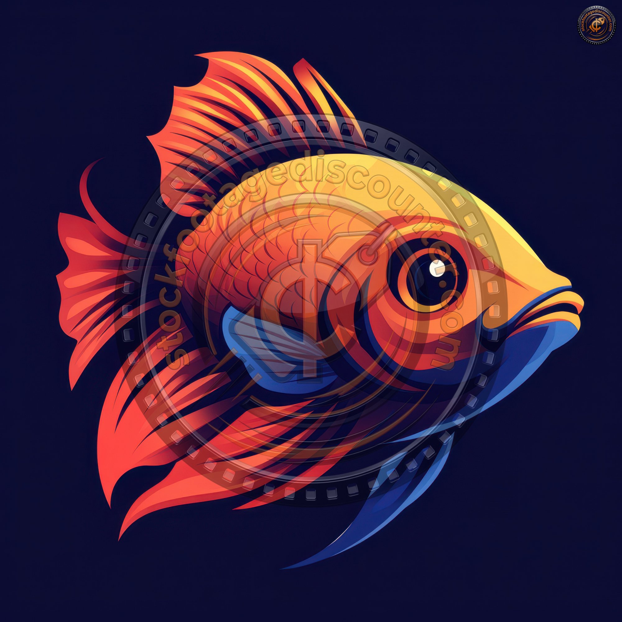 Fishing Esport Mascot Logo Design. Fish Logo Icon F76f552d Ee7f 4e48 8f05 51c371849efd 0 Gigapixel Standard 6x