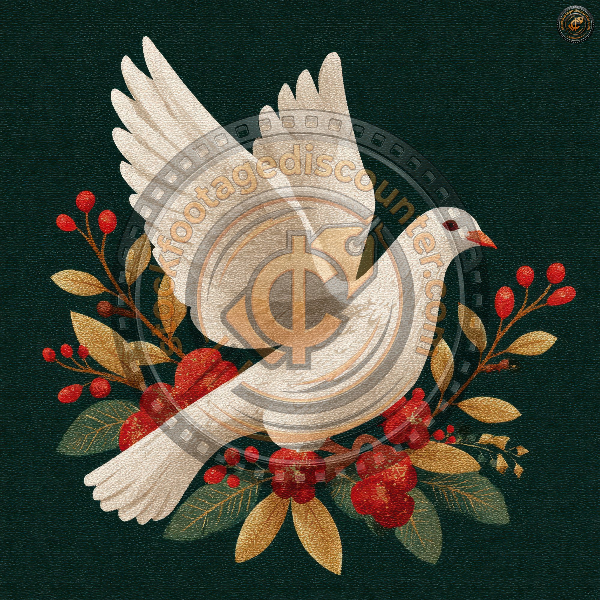 Flying Dove Or Pigeon Christmas Bird With Branch. C E01f67a7 5050 4b9d B032 168263112243 3 Gigapixel Standard 6x