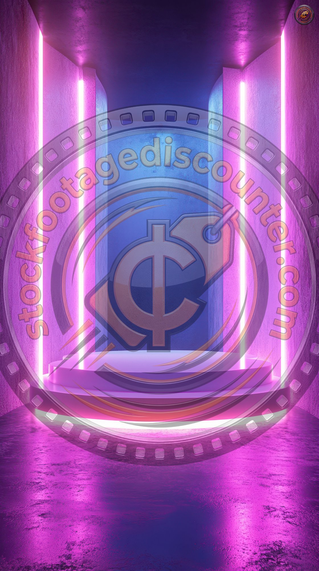 Futuristic Showroom With Glowing Neon Lights Illu B9c01c8b 9356 4fb0 891a Ec6a1f438178 3 Gigapixel Standard 6x