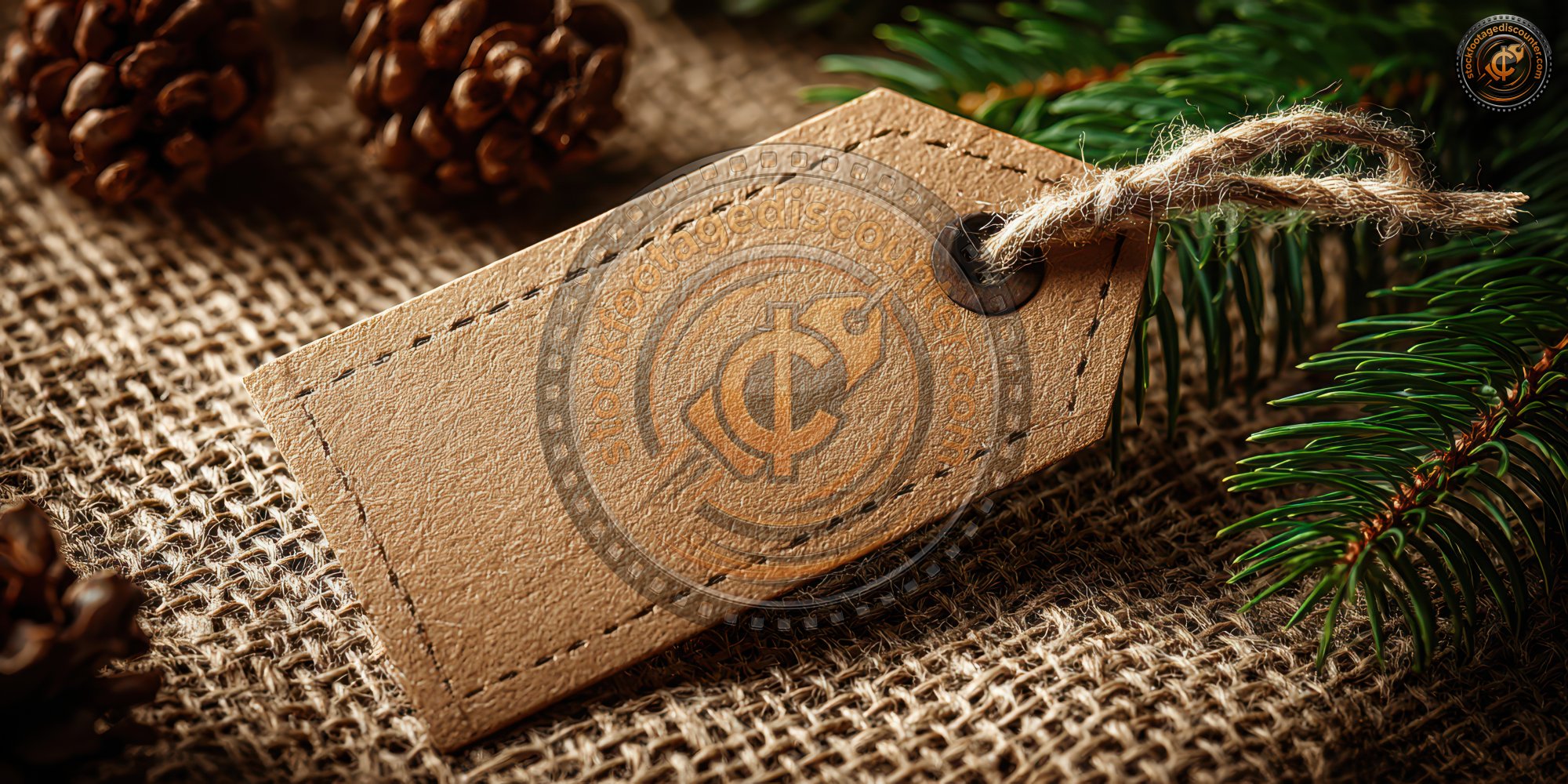 Gift Tag Brown Card With String. Christmas. Ultra F764ba3b 054c 4ddc A1b6 497fa734baea 0 Gigapixel Standard 6x