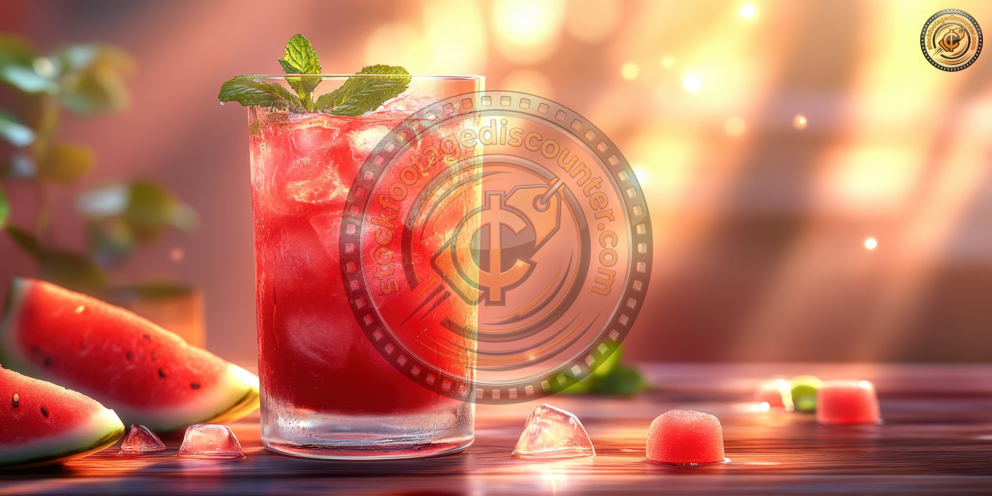 Glass Of Delicious Watermelon Drink With Mint Ice 52c1d39f C186 4c6c 89d7 13752d678c3b 1 Gigapixel Standard 6x