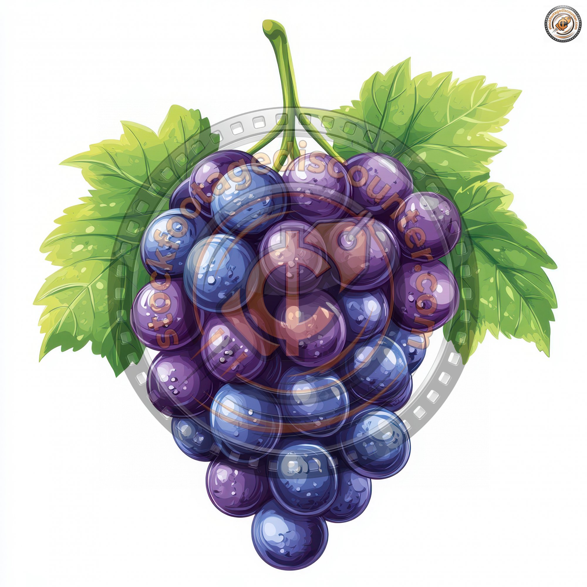 Grapes Isolated Logo Icon. Food Logo Icon. I Dc65bd42 7e82 40b7 9338 A0d3d31b8b00 3 Gigapixel Standard 6x