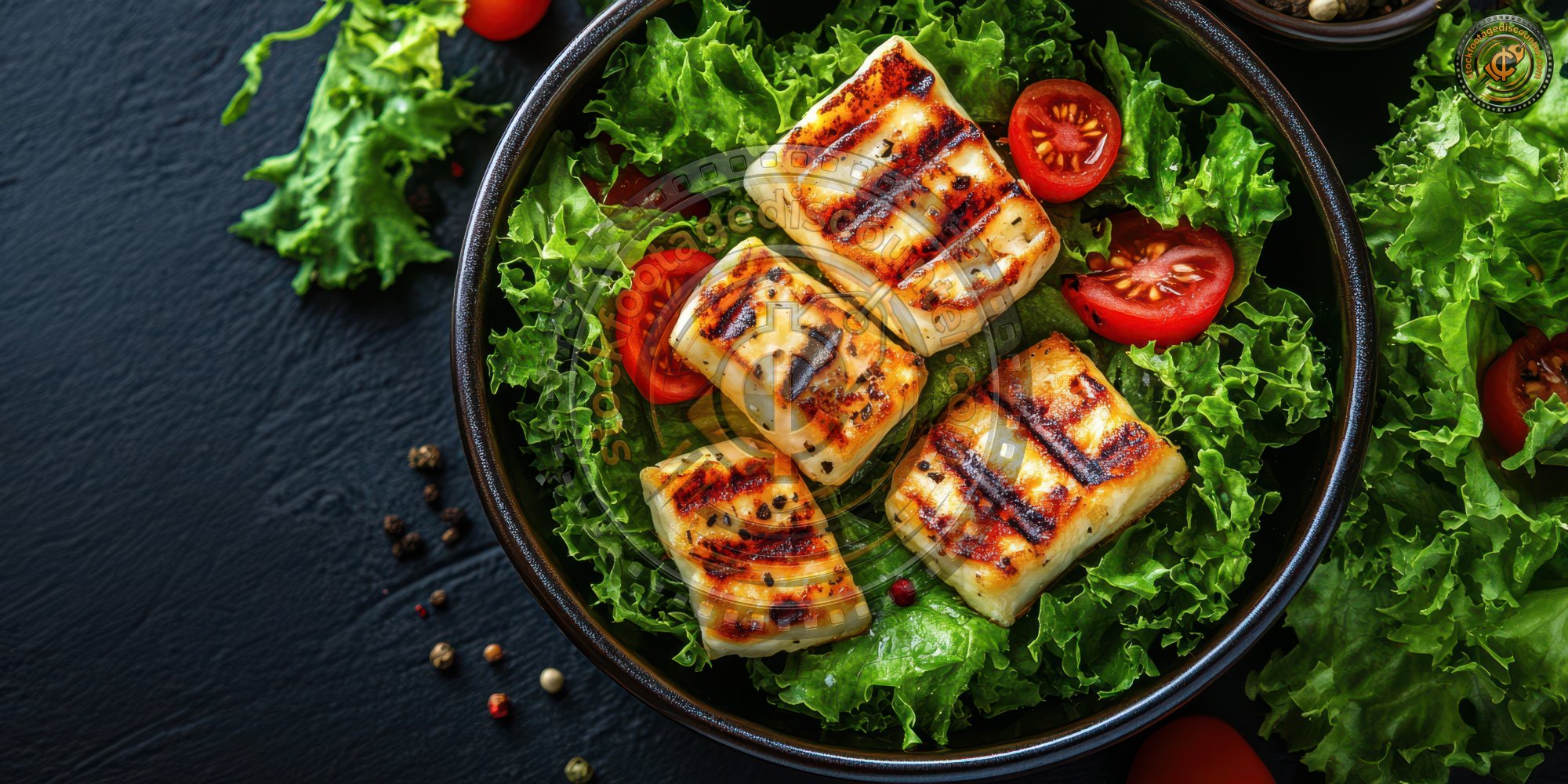 Grilled Halloumi Fried Cheese With Lettuce Salad. 8ac2068a 6f2f 464c B832 A698b02552f0 0 Gigapixel Standard 6x