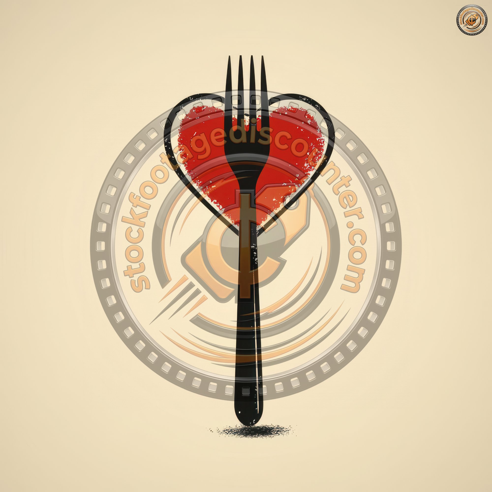 Heart Shaped Food Logo With Fork Love Concep 7dbe4528 2b21 4163 9112 24850ce3a709 0 Gigapixel Standard 6x