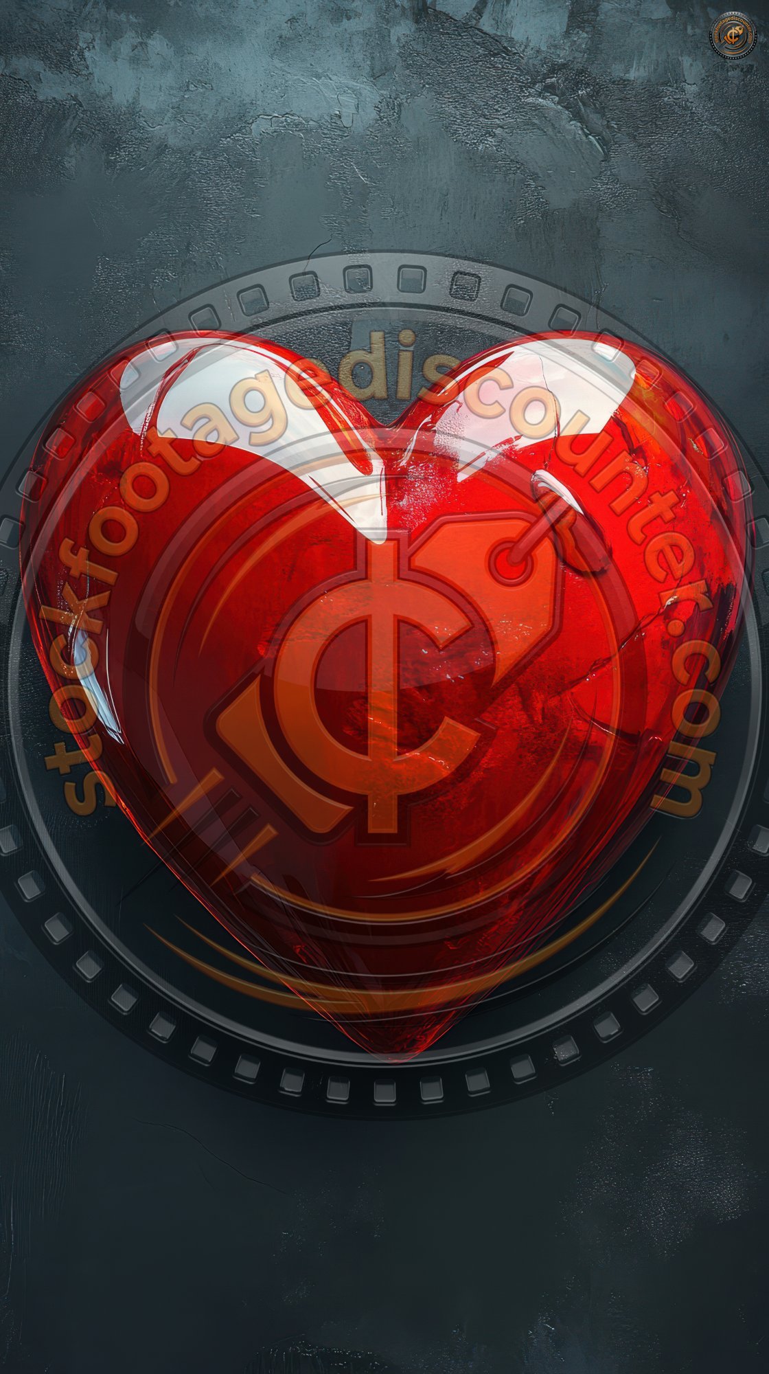 Heart Of Love Icon As Love And Romance Concept. Abs 946de01a F784 4c20 94ce 365089db79cb 0 Gigapixel Standard 6x