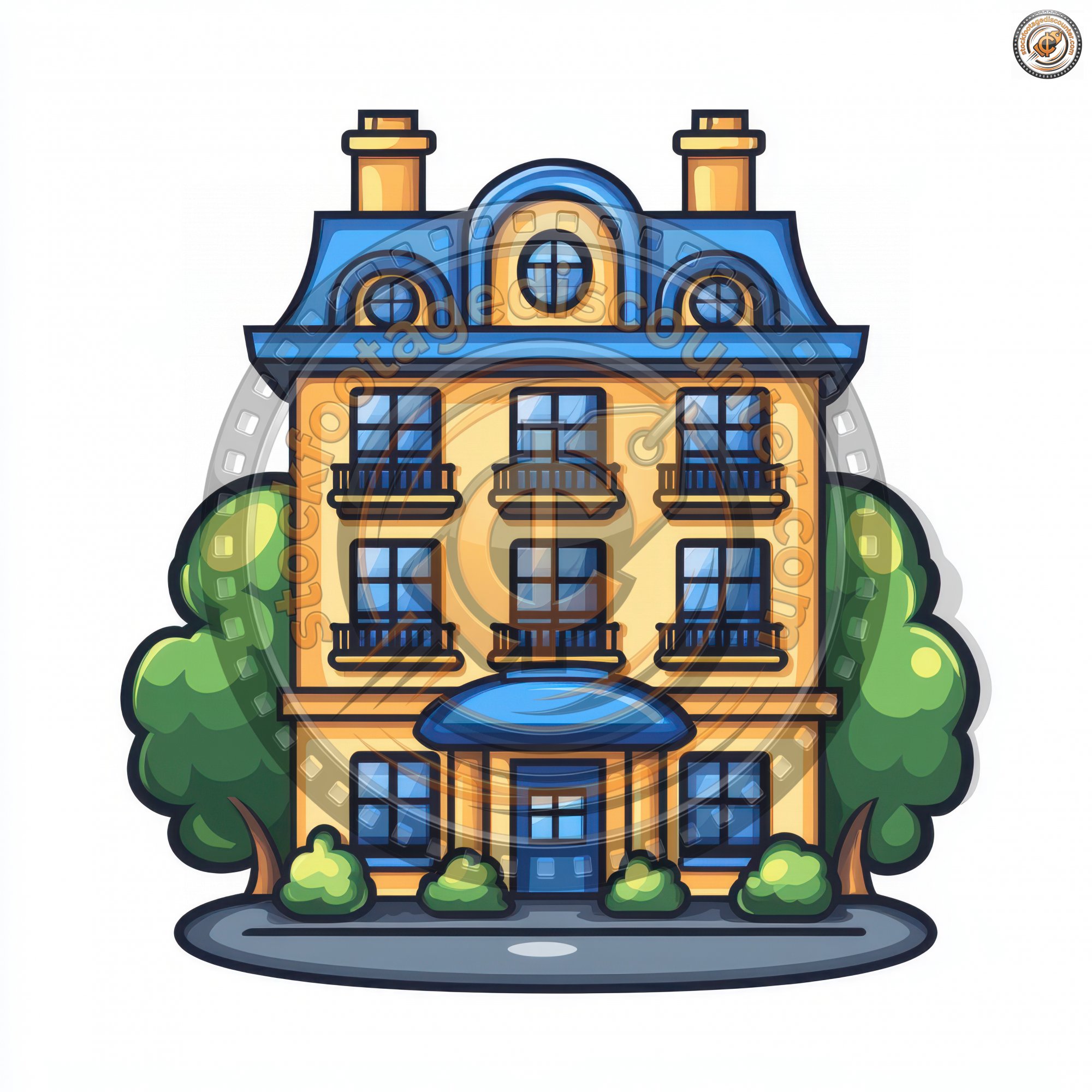 Hotel Icon Vector Illustration Photo. Archit A7b31f6e 86ab 49d0 A841 Fb18f4bc3a14 3 Gigapixel Standard 6x