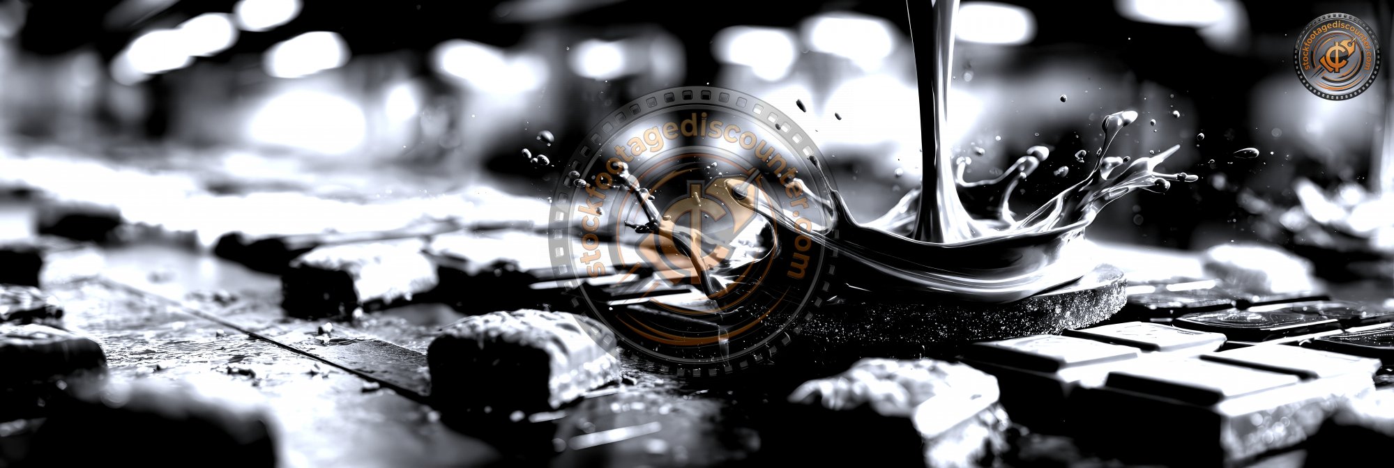 Melted Chocolate Flows Over Crafted Chocolate Piece Ecffc51d 082a 4c2f 92ea F9fab3b4509c 3 Gigapixel Standard 6x Silver