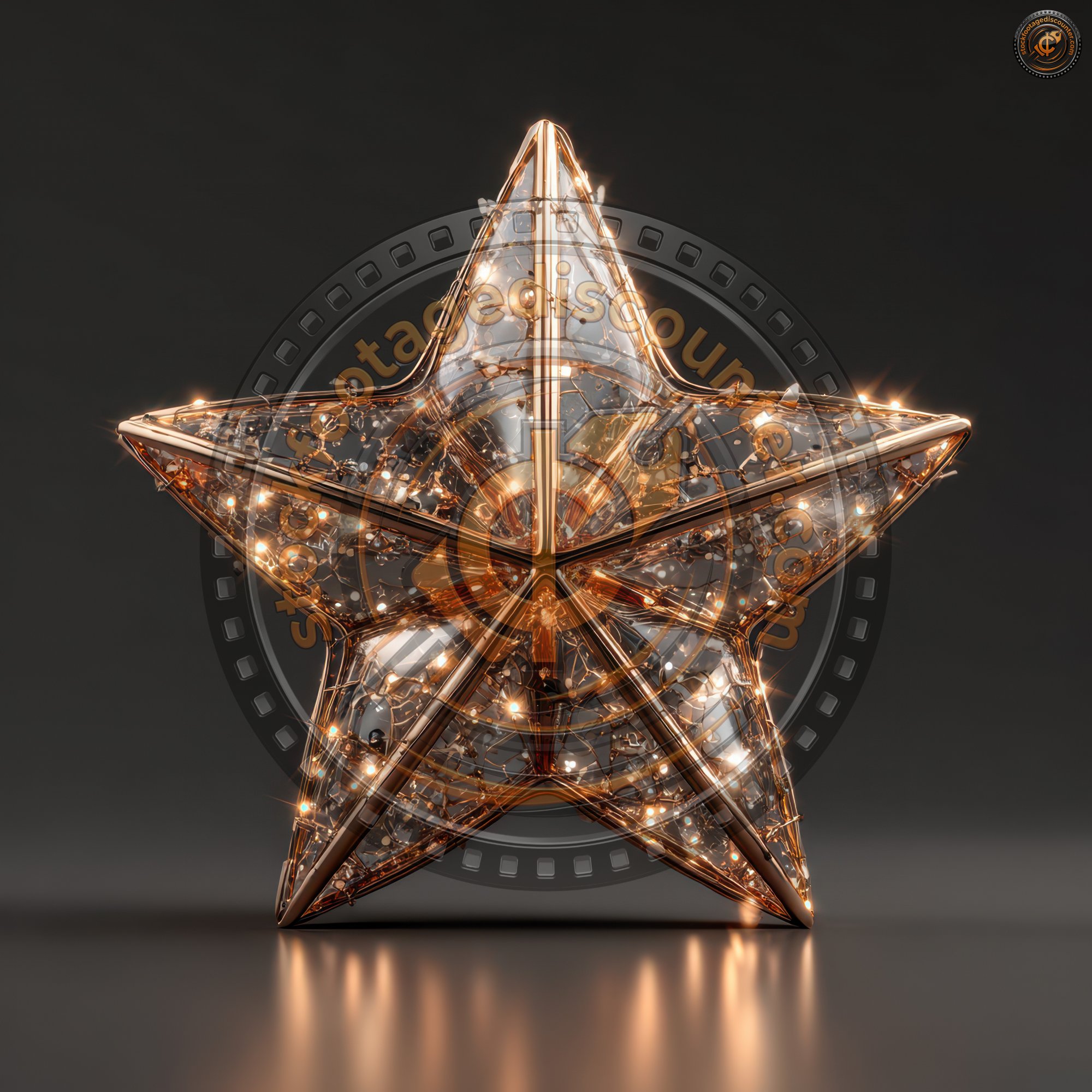Metal 3d Star On Transparent Background. Christmas 45a04c8e Cb96 487e Be30 B2407640040a 0 Gigapixel Standard 6x